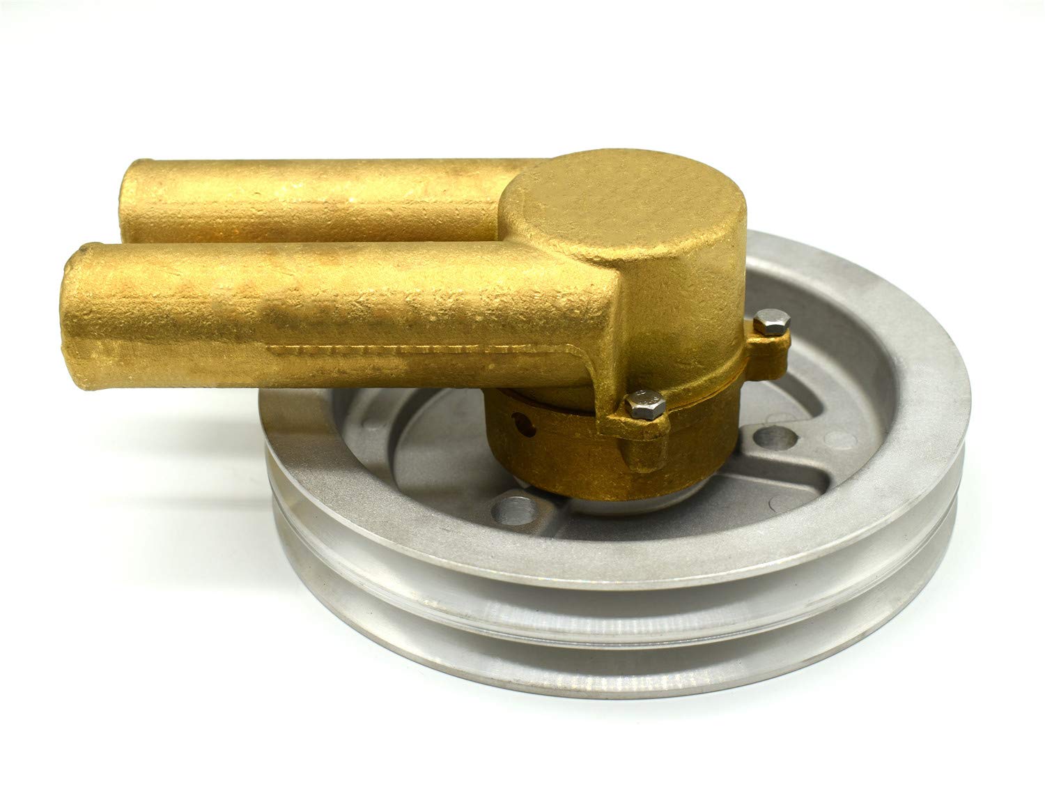 Volvo Penta Sea Water Pump Replacement 21214596 - Compatible with 4.3L, 5.0L & 5.7L Engines - Fits Belt Pulley System - Replaces OEM 21214596 & 3858229 - Perfect for Marine Engine Cooling & Boat Maintenance