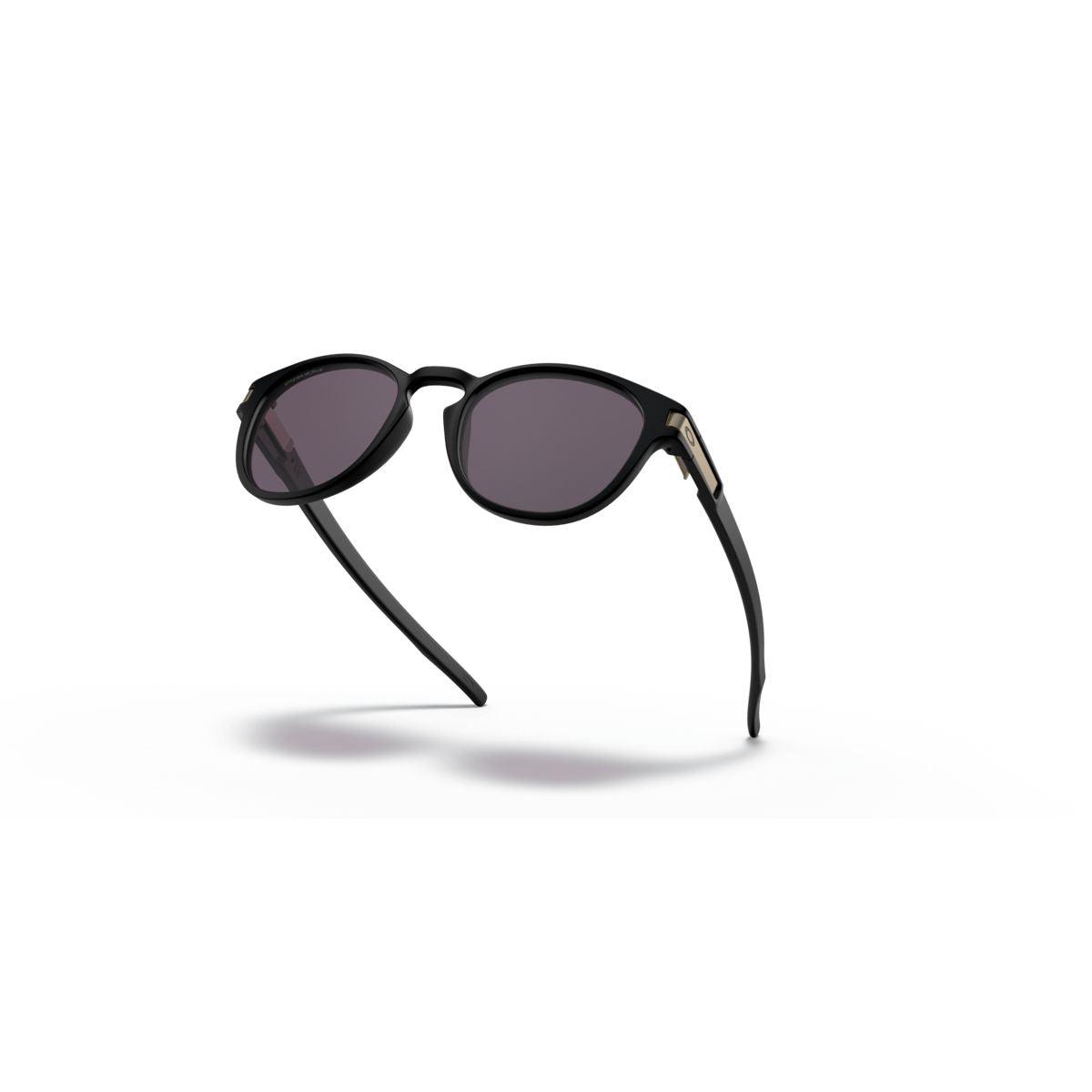Oakley Latch Low Bridge Fit Sunglasses - Matte Black Frame with Prizm Grey Lenses (Model 0OO9349 934919) - Perfect for Running, Driving & Outdoor Sports