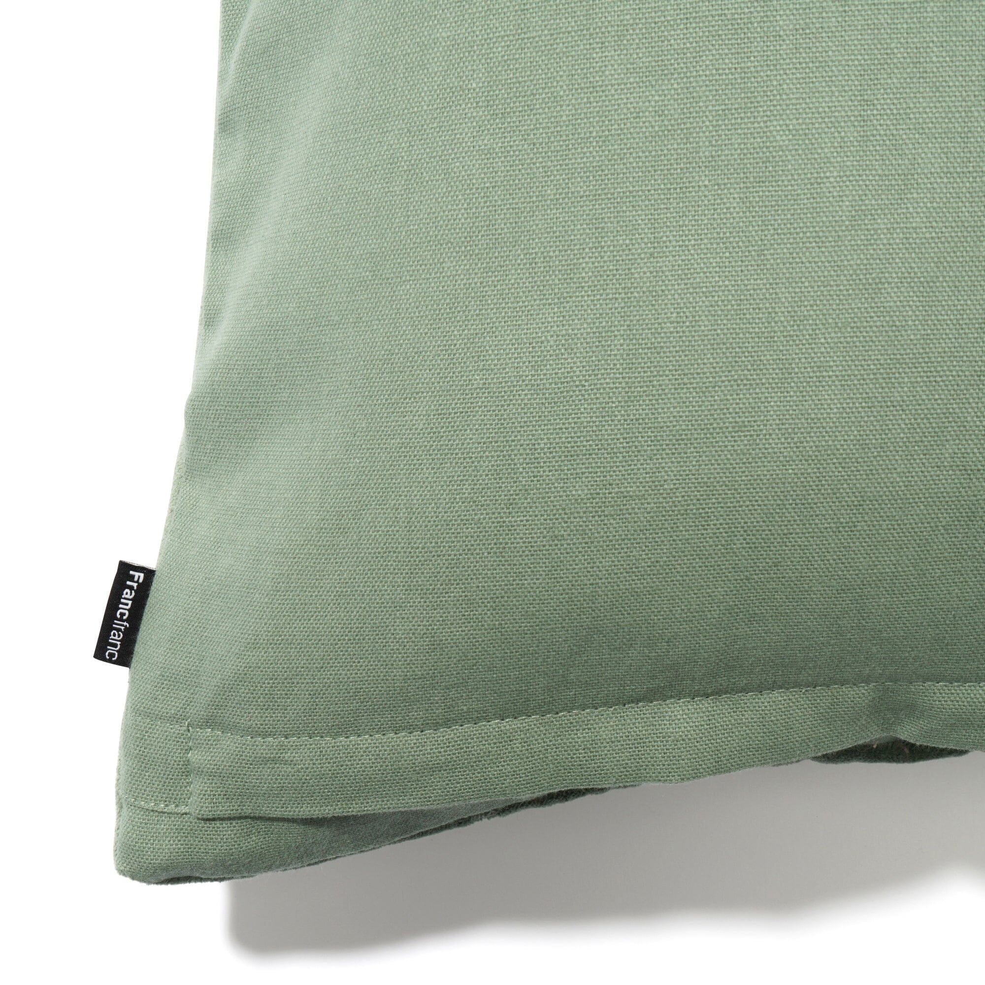 Geome Quilt Cushion Cover 45x45 Inches Green - Soft Decorative Pillow Case for Sofa, Bed, Living Room & Home Decor