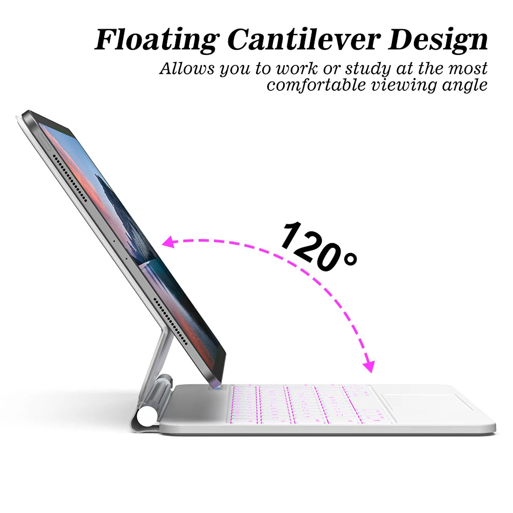 2024 iPad Pro 11-inch with Magic Keyboard - LCD Multi-Touch Display & Trackpad | Perfect for Work, Study & Creative Projects