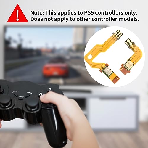 Yunseity Microphone Flex Cable Replacement - 2 Pack Inner Mic Ribbon Cable for Controller Speaker L/R Connector | Compatible with [Device Models] | Perfect for Gaming Headsets, Audio Repairs & DIY Electronics Projects