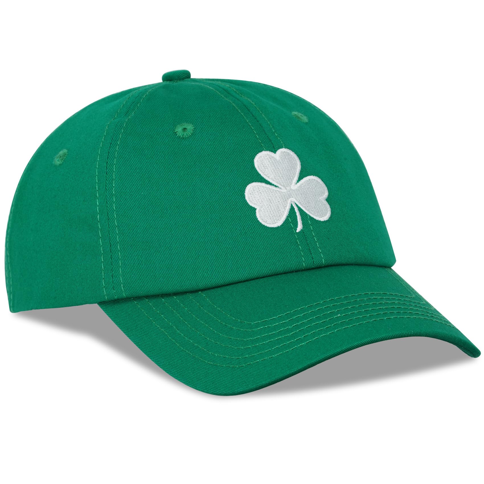 St. Patrick's Day Green Irish Baseball Cap for Men & Women - Shamrock Party Hat for St. Paddy's Day Celebrations, Parades & Irish Festivals