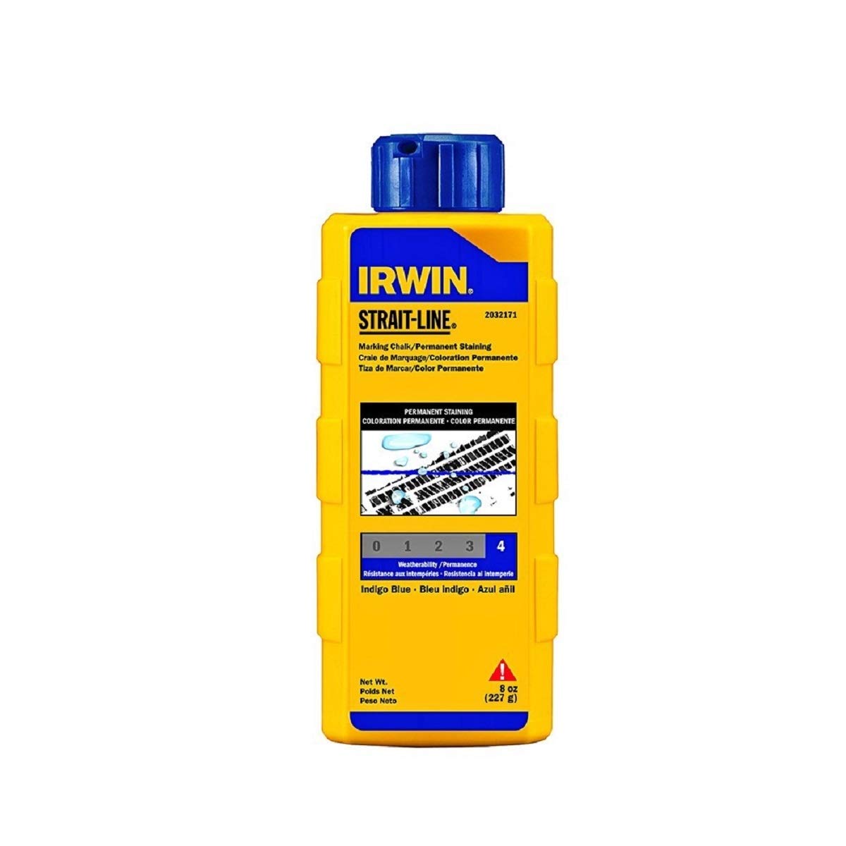 Irwin Tools Strait-Line 64901 Chalk Refills - 12 Pack, Blue Chalk Line Refill for Professional Marking - Perfect for Construction, Carpentry, and DIY Projects