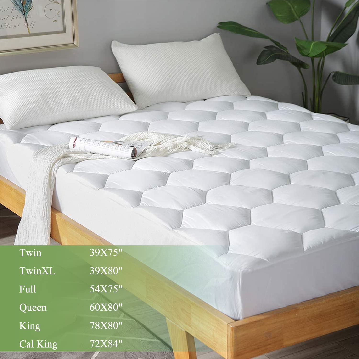 Twin XL Mattress Pad - 8-21