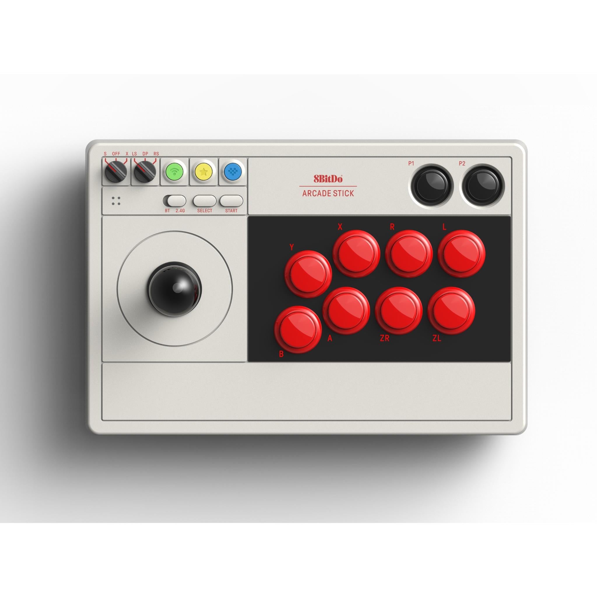8BitDo Arcade Stick for PC, Switch, Raspberry Pi - Wireless Bluetooth Fight Joystick for Retro Gaming & Classic Arcade Games - Perfect for Street Fighter, Tekken & Fighting Game Enthusiasts