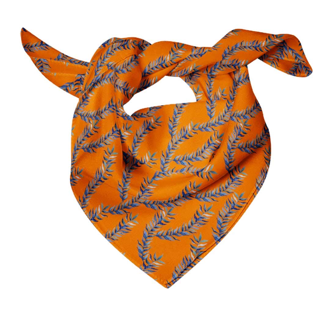 Bimba Printed Pure Silk Scarf - Women's Fashion Hair Neck Head Bandana Wrap (Perfect for Boho Style, Beach Outfits & Special Occasions)
