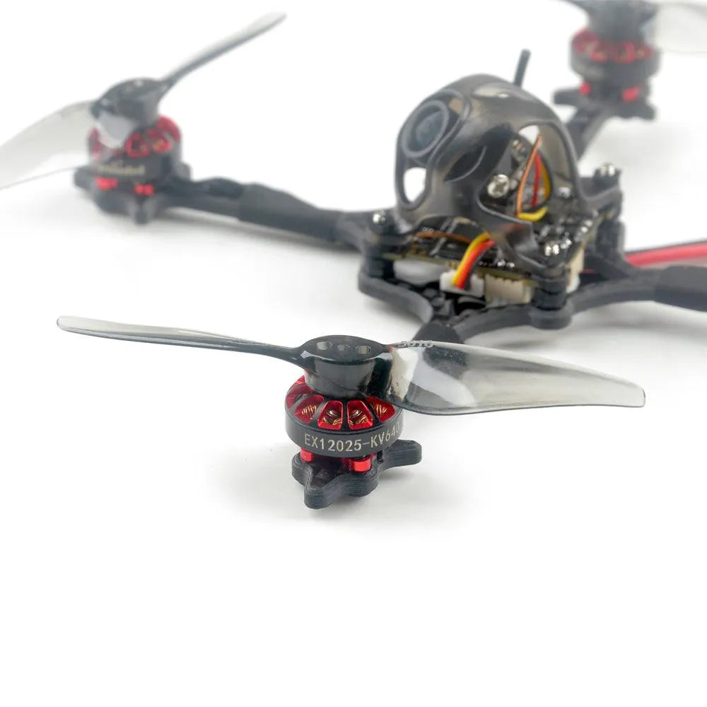 Happymodel Crux3 3 Inch Brushless FPV Drone - 1-2S Toothpick Quadcopter with Frsky SPI, Flysky SPI, DSM2/X SPI, RXSR & TBS Receiver - Perfect for Indoor Racing, Freestyle Flying & FPV Drone Training
