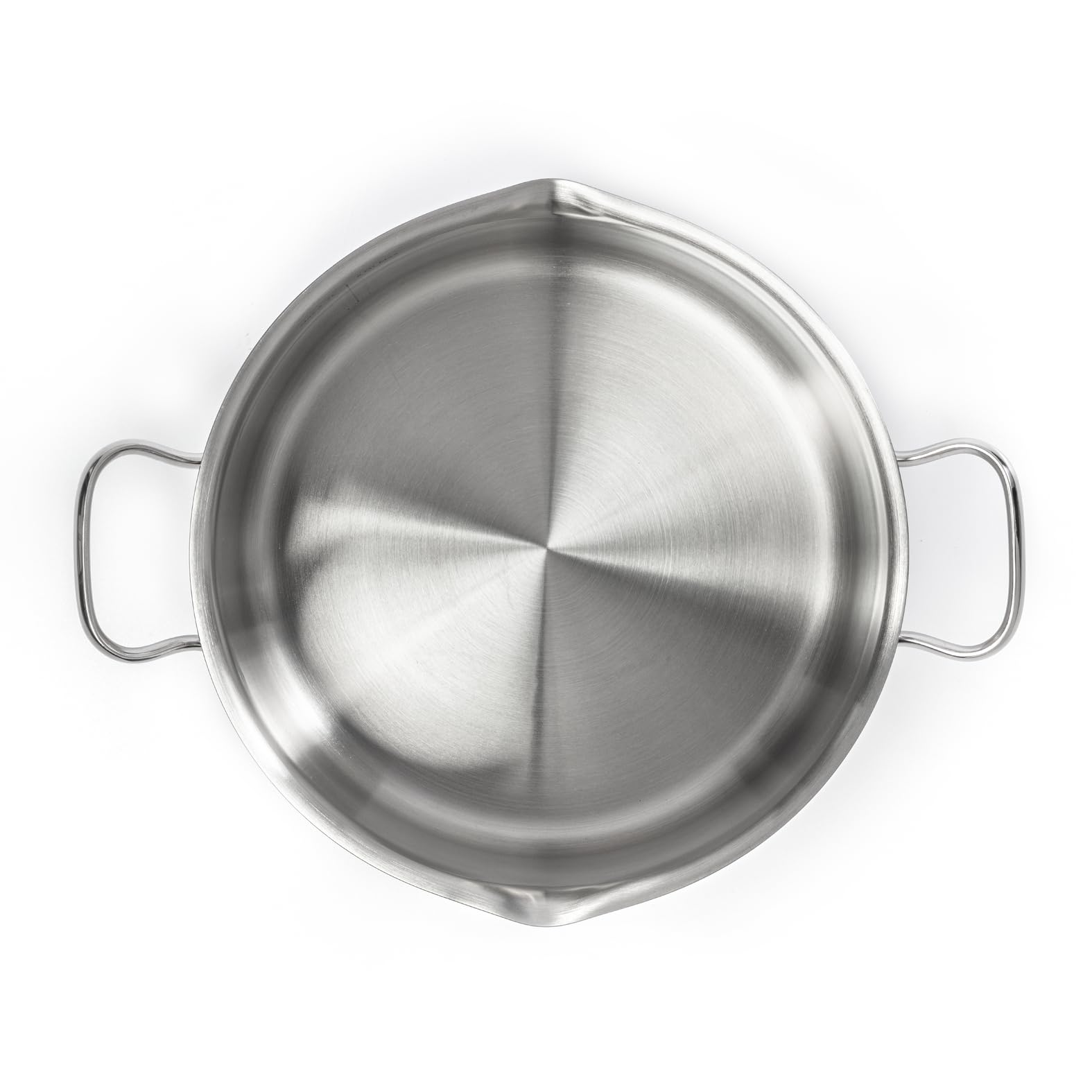 T-Fal 24cm 4.7L Stainless Steel Stockpot with Glass Lid & Steam Vent - Silver | Large Cooking Pot for Soups, Stews & Pasta | Induction Compatible Dutch Oven for Home & Restaurant Use