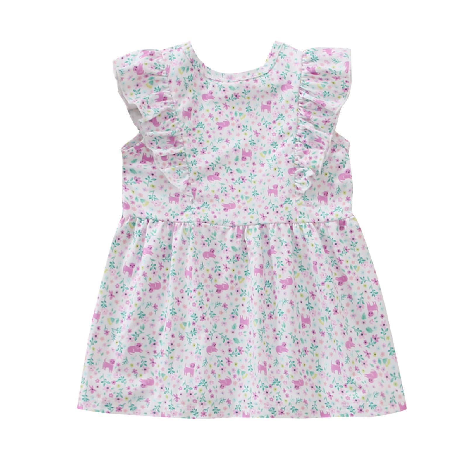 Floral Ruffle Princess Baby Dress - Sleeveless & Long Sleeve Black Girls Dress Size 8 | Perfect for Birthday Parties, Photo Shoots & Special Occasions