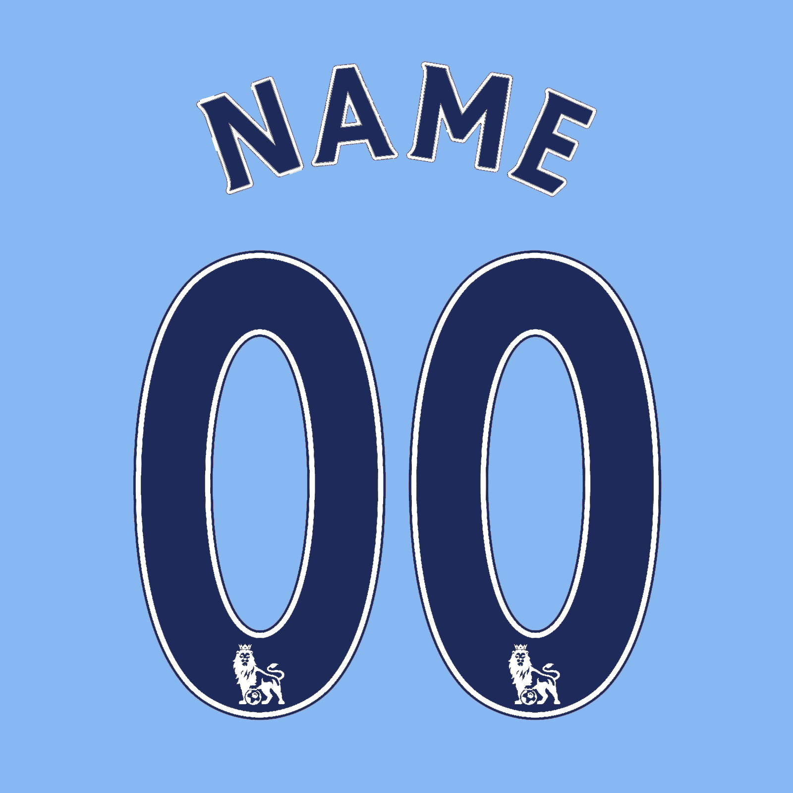 Custom Premier League 2007 Navy Jersey - Personalized Football Shirt for Fans & Collectors - Perfect for Matchdays, Gifts & Memorabilia