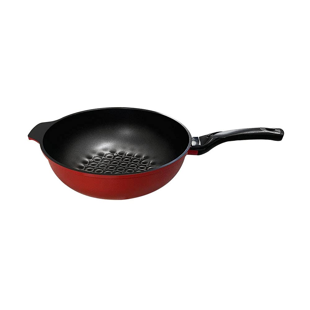 **Prolinemax 13-Inch (32cm) Nonstick Wok Pan - 3D Diamond Coating, Durable & Scratch-Resistant - Perfect for Stir-Fry, Deep Frying & Asian Cooking**