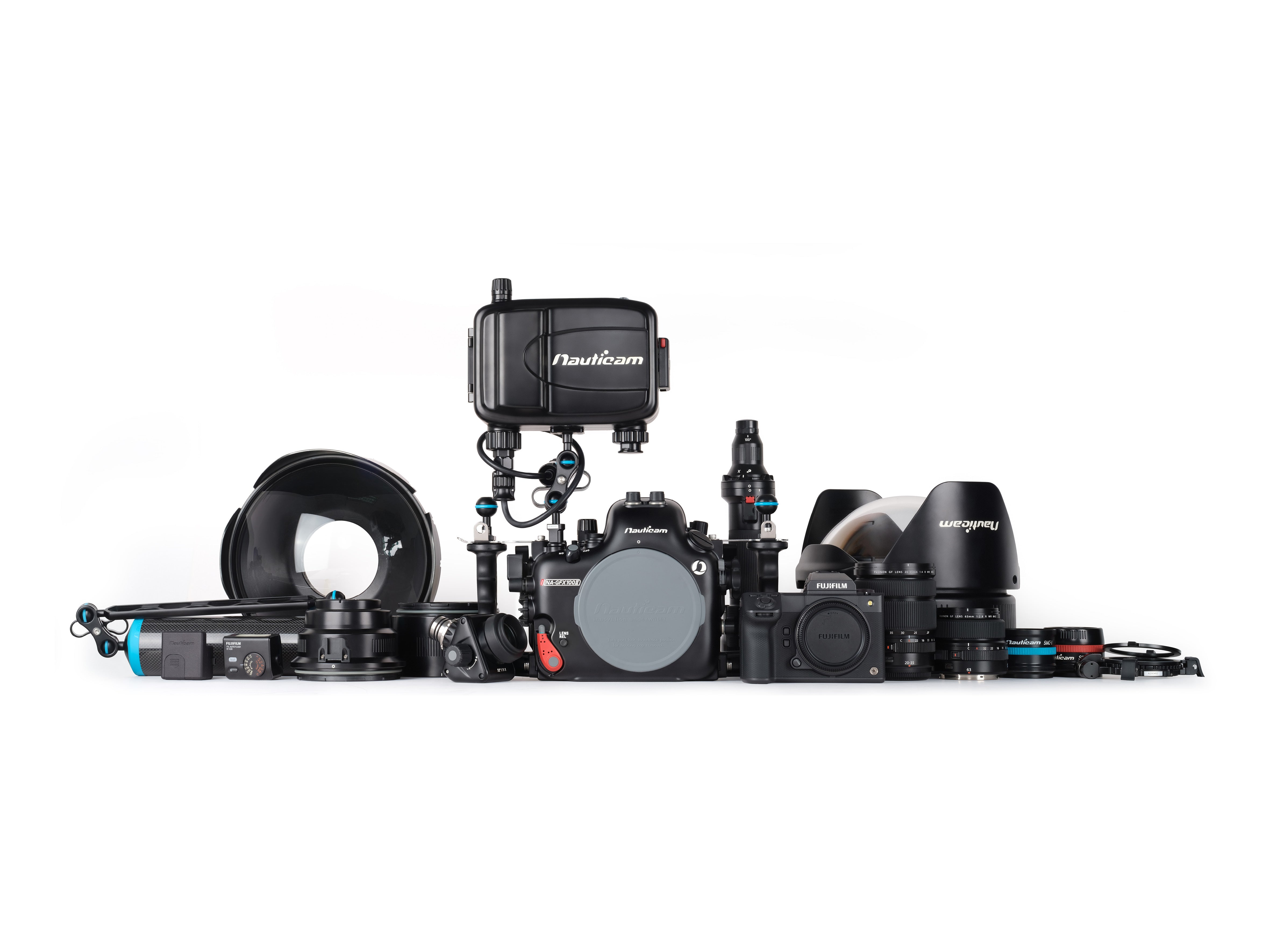 Underwater Housing for Fujifilm GFX100II Camera - Waterproof Case for Scuba Diving & Marine Photography