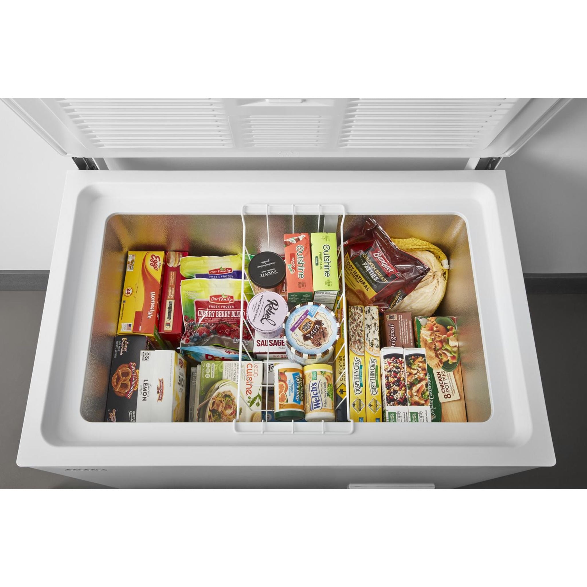 Amana AQC0902LW 9 Cubic Feet Chest Freezer - Energy Efficient White Deep Freezer for Home, Garage & Restaurant Use - Perfect for Frozen Food Storage & Bulk Meal Prep