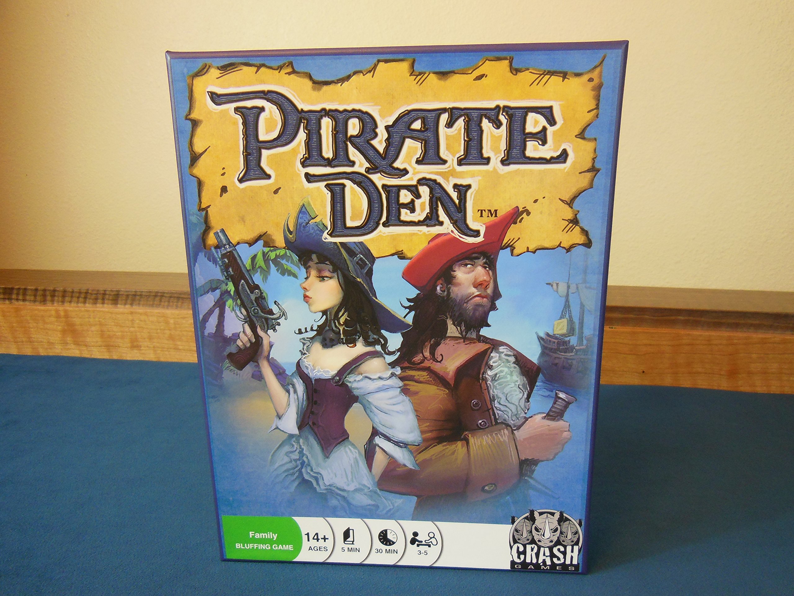 Pirate Den Card Game - Fun Family Strategy Board Game for Kids & Adults | Perfect for Game Nights, Parties & Travel