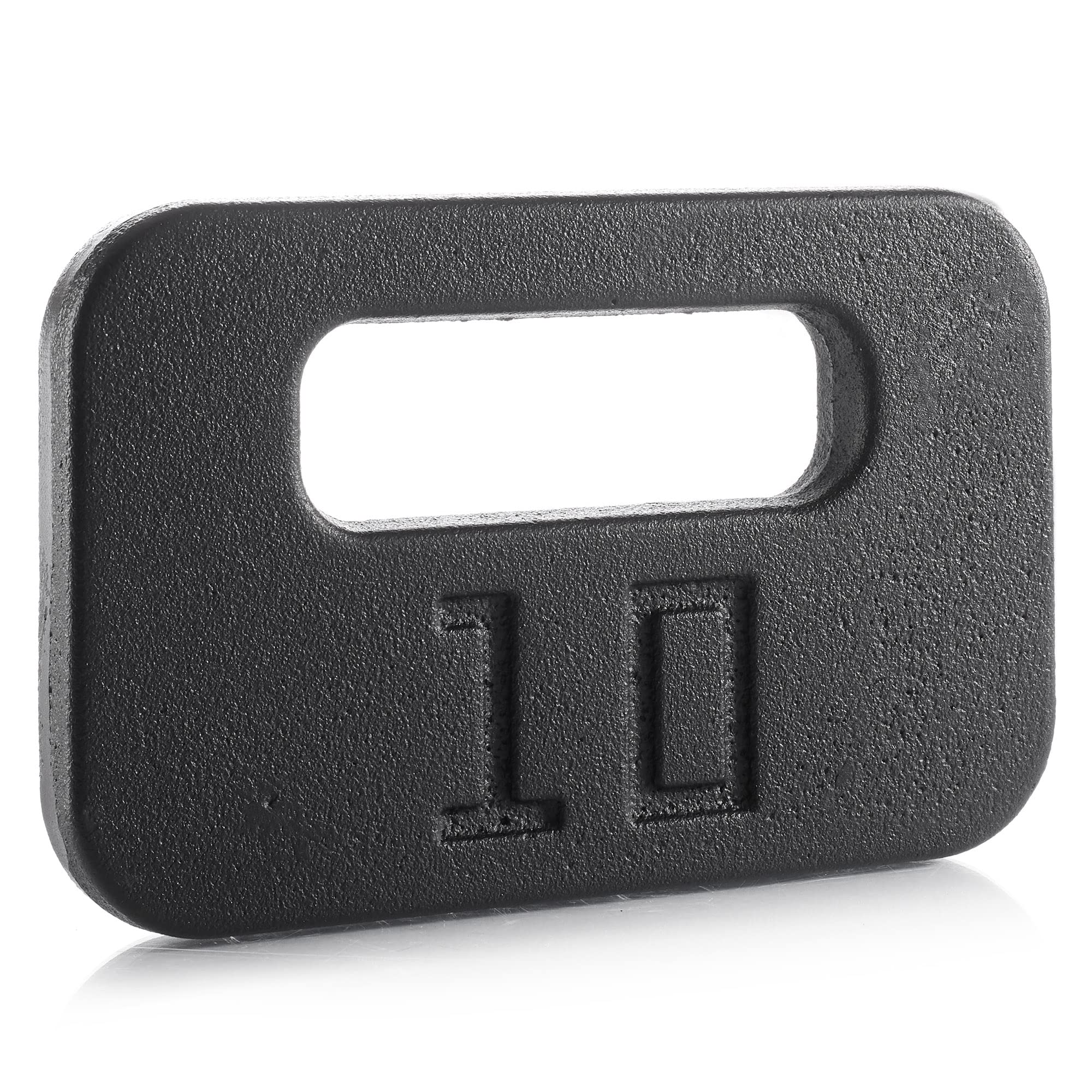 Philosophy Gym Cast Iron Ruck Weight - Heavy Duty Weighted Fitness Plate with Handle for Rucking, CrossFit & Strength Training - Perfect for Outdoor Workouts, Military Training & Fitness Challenges