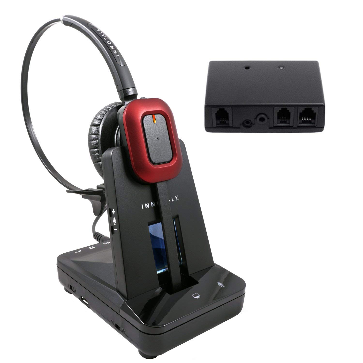INNOTALK Wireless Headset for Computer Calls & Remote Answering – Compatible with Avaya 9608, 9610, 9611, 9620, 9621, 9630, 9640, 9641G, 9650, 9670 (Explorer) – Ideal for Office, Call Center & Remote Work