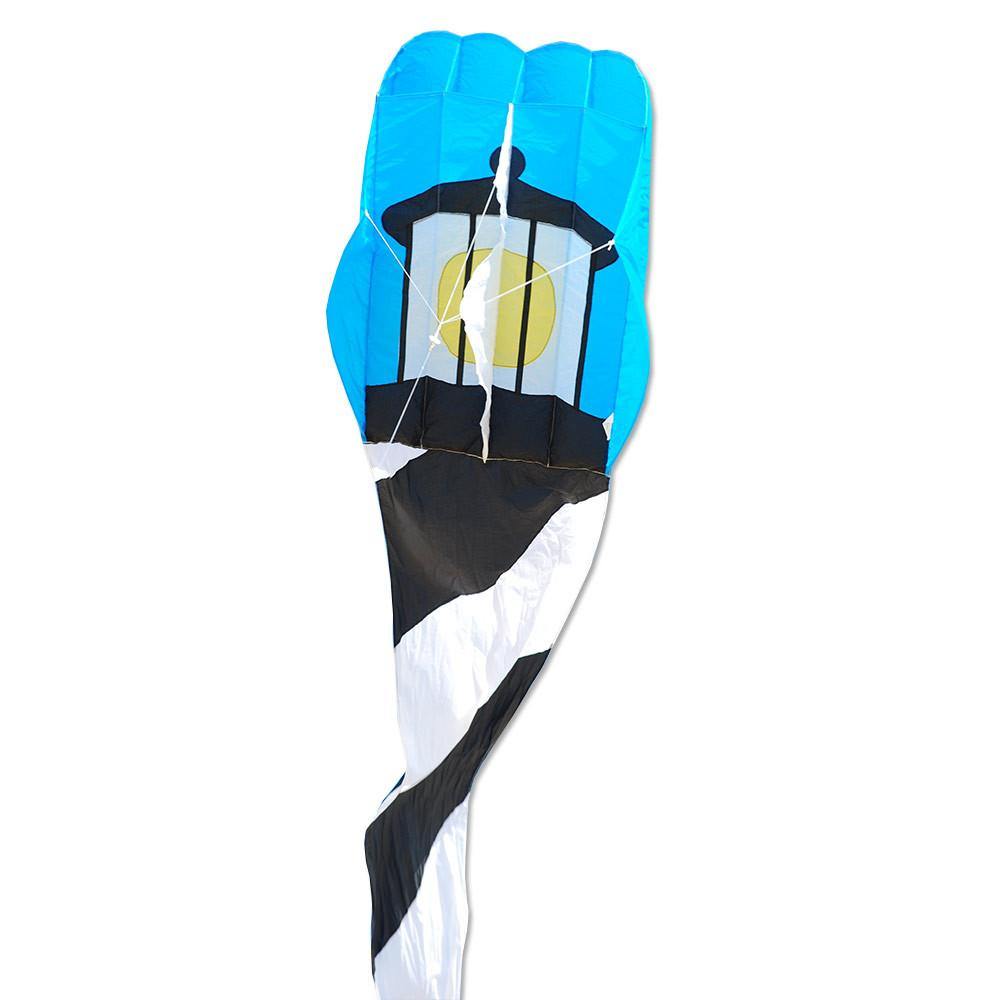 Cape Hatteras Lighthouse Parafoil 5 Tail Kite - Colorful Outdoor Kite for Beach, Park & Family Fun