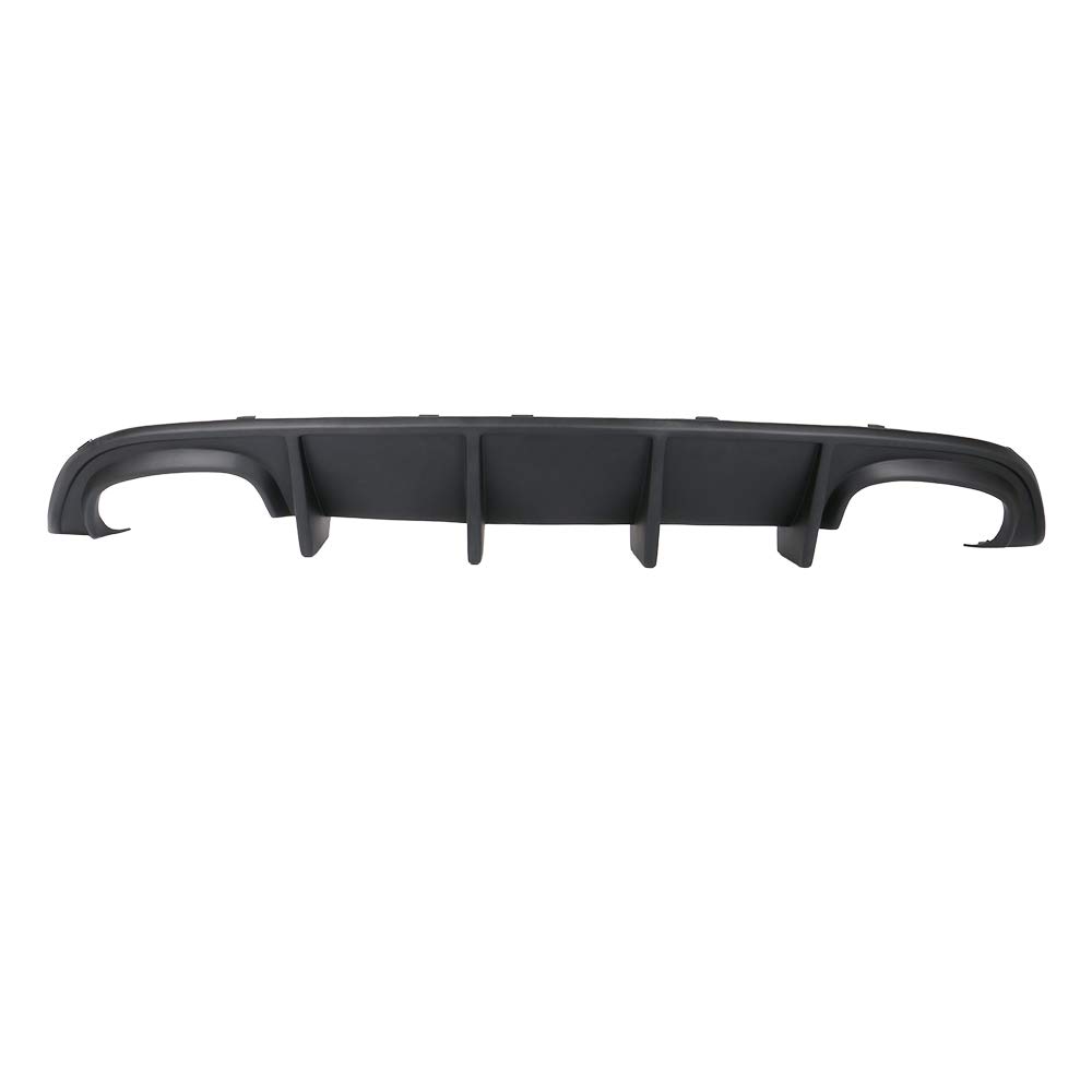 FREEMOTOR802 Rear Bumper Diffuser for 2015-2023 Dodge Charger SRT | Quad Exhaust Compatible | Unpainted Black PP Spoiler | Upgrade Your Car's Aerodynamics & Style