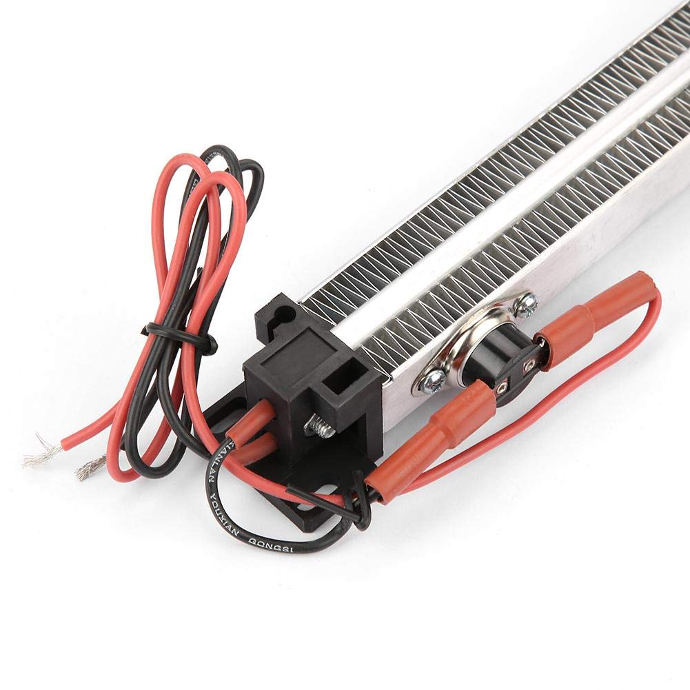 220V 500W Ceramic Air Electric Heater with Insulated Thermistor - 186mm Corrugated Length for HVAC, Home Heating & Industrial Equipment - Perfect for Air Conditioners, Electric Heaters & Precision Instruments