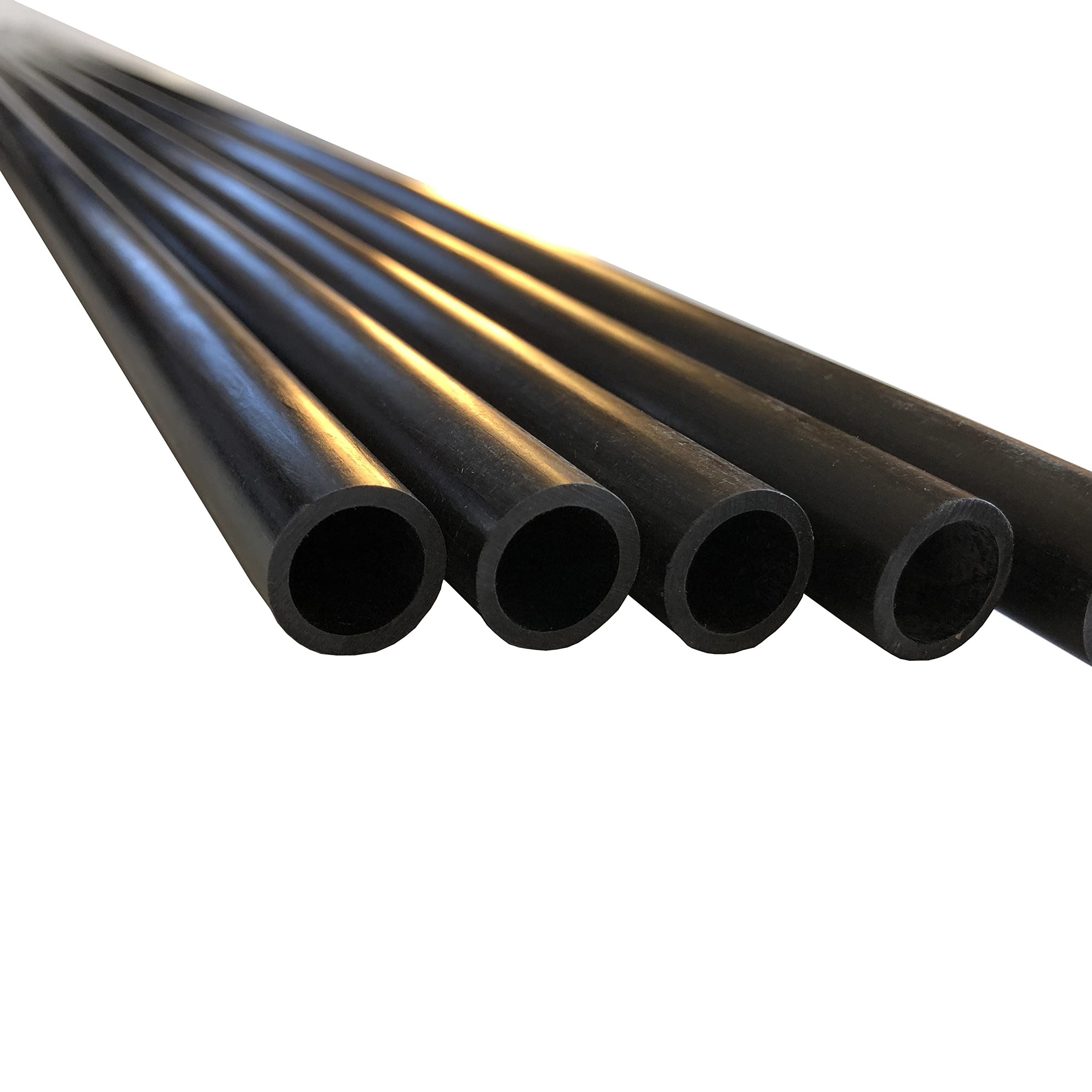 High-Strength 20mm x 16mm x 1000mm Carbon Fiber Tube - Pultruded Round Hollow Rod with Black Matte Finish - Lightweight Carbon Fibre Shaft for RC Drones, Model Airplanes, Boat Building & DIY Craft Projects - Perfect for Structural Support, Frame Reinforcement and Custom Fabrications