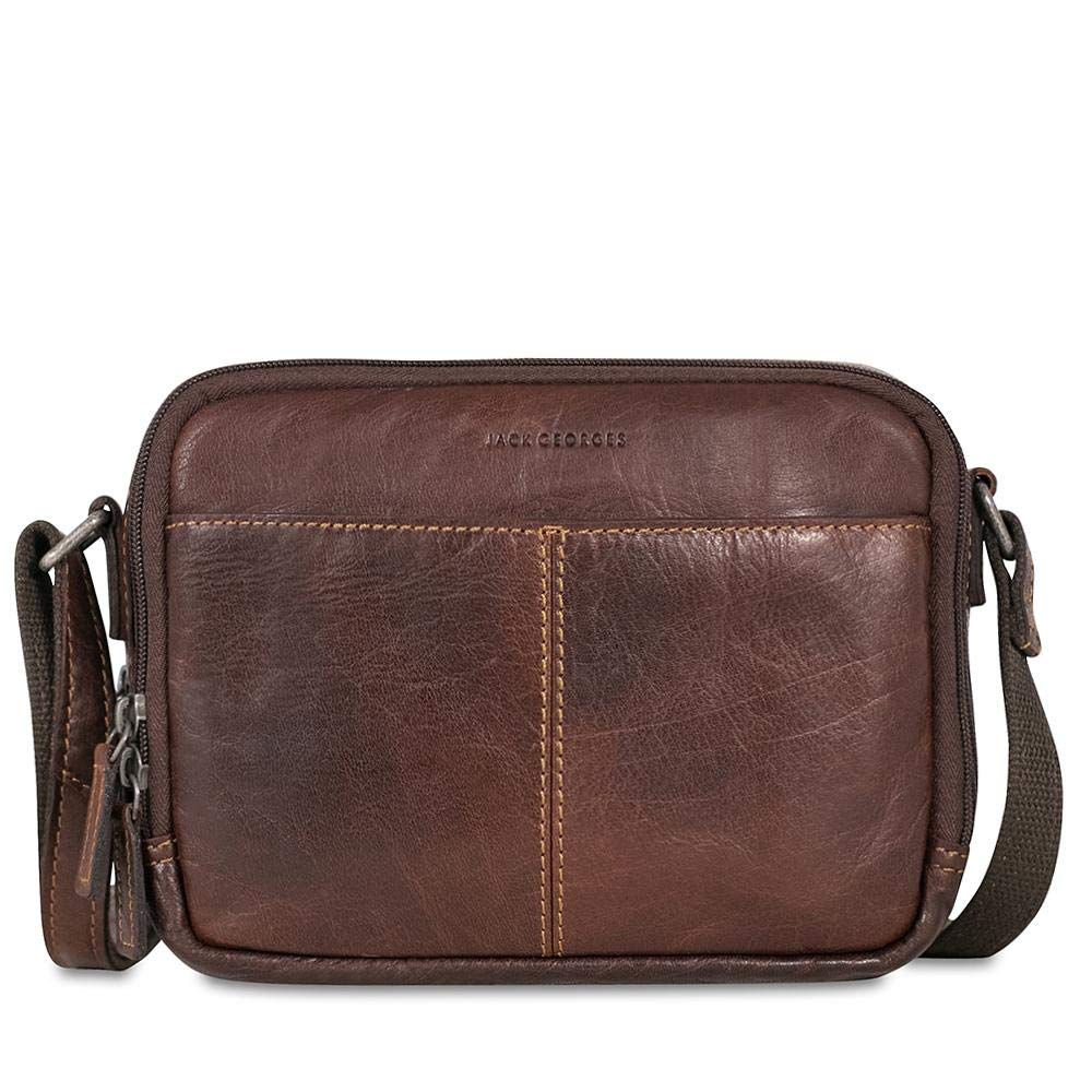 Voyager Double Zippered Crossbody Bag #7195 - Stylish & Secure Travel Purse for Women, Men | Perfect for Daily Commute, Shopping & Travel Accessories
