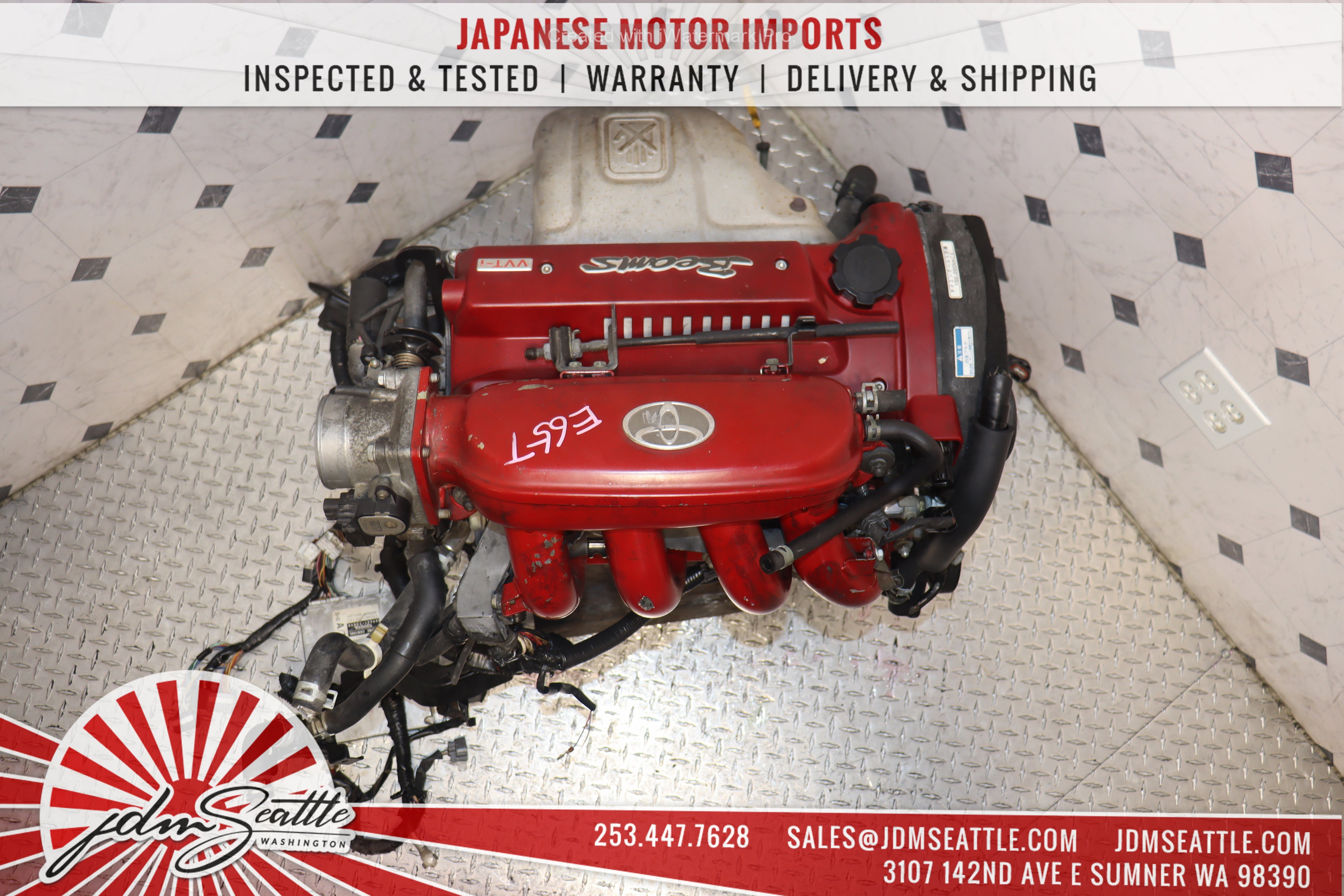 Toyota Celica SS III ST202 BEAMS 2.0L VVTI Red Top Engine - JDM 3SGE Motor for Performance Upgrades & Racing | Perfect for Engine Swap, Restoration Projects & Car Enthusiasts