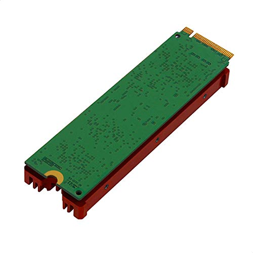 CLR-M2 M.2 SSD铝制被动散热器 - 兼容2280尺寸硬盘，高效散热，适用于游戏主机、笔记本电脑和台式机升级