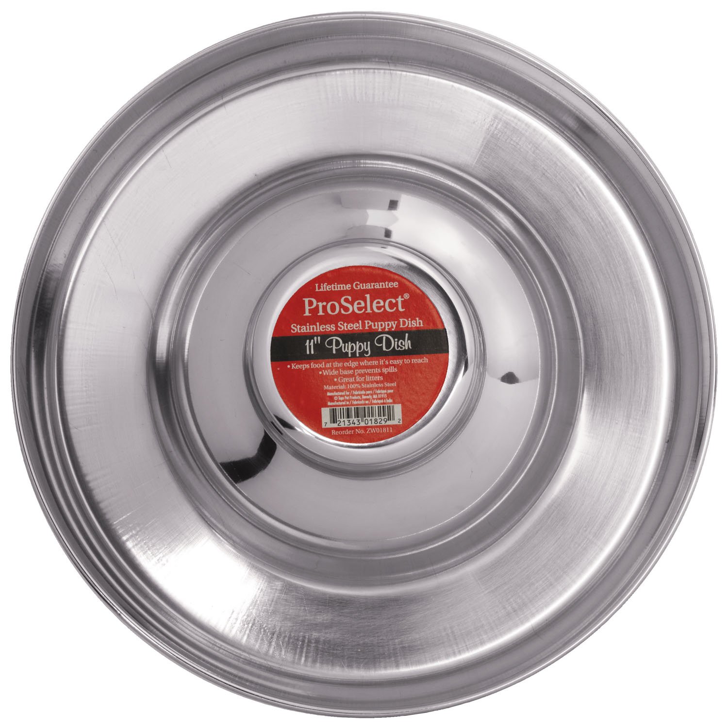 ProSelect Stainless Steel Puppy Bowls - Durable 11