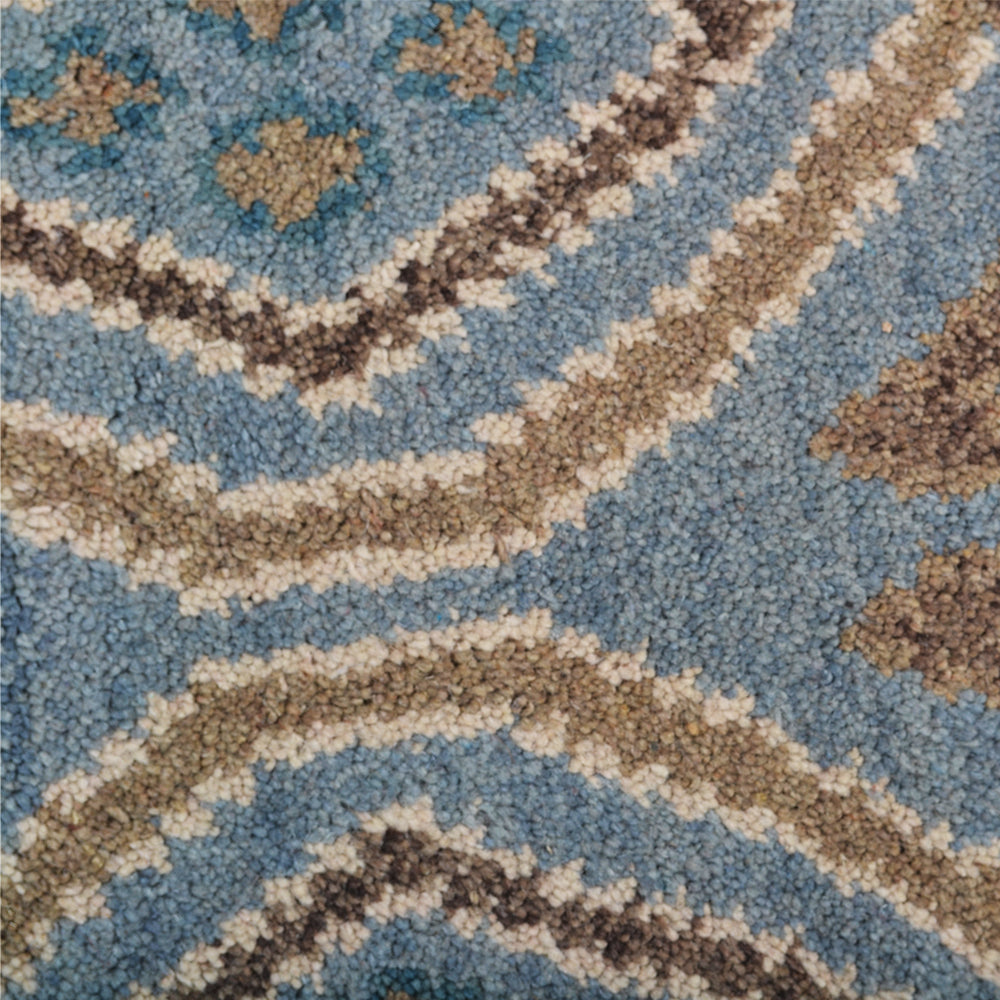 Premium Hand-Knotted Honeycomb Rug - Soft & Durable Wool Carpet for Living Room, Bedroom, or Office Decor