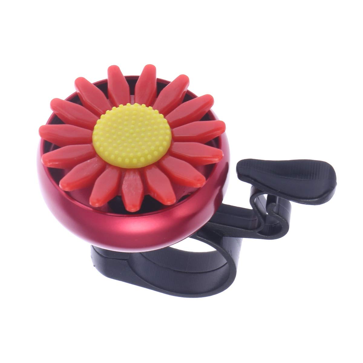 LLFWJ Sunflower Bike Bell for Kids - Red Mountain Bike Horn, Handlebar Cycling Accessories - Perfect for Children's Bicycles, Outdoor Adventures & Cycling Safety