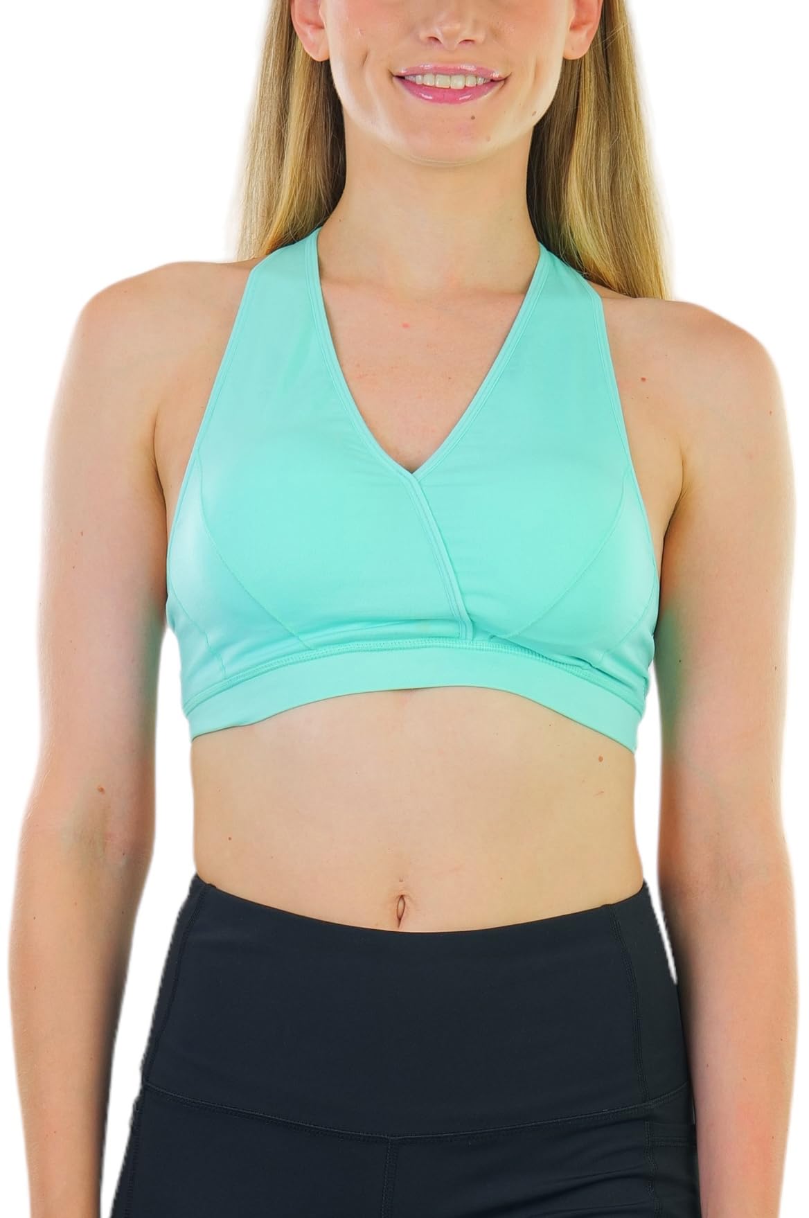 ToBeInStyle Women's Seamless Supportive Wire-Free Sports Bras & Bralettes - Comfortable Workout, Yoga, Running & Lounge Wear for Active Women