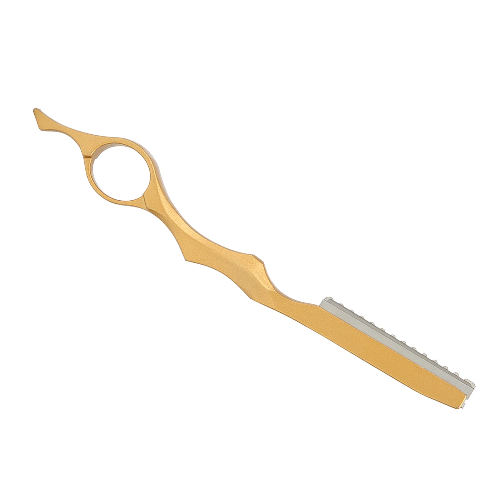 Professional Hair Cutting Razor - Styling & Thinning Knife for Texturizing & Trimming (Golden) | Perfect for Barbers, Stylists & DIY Haircuts at Home