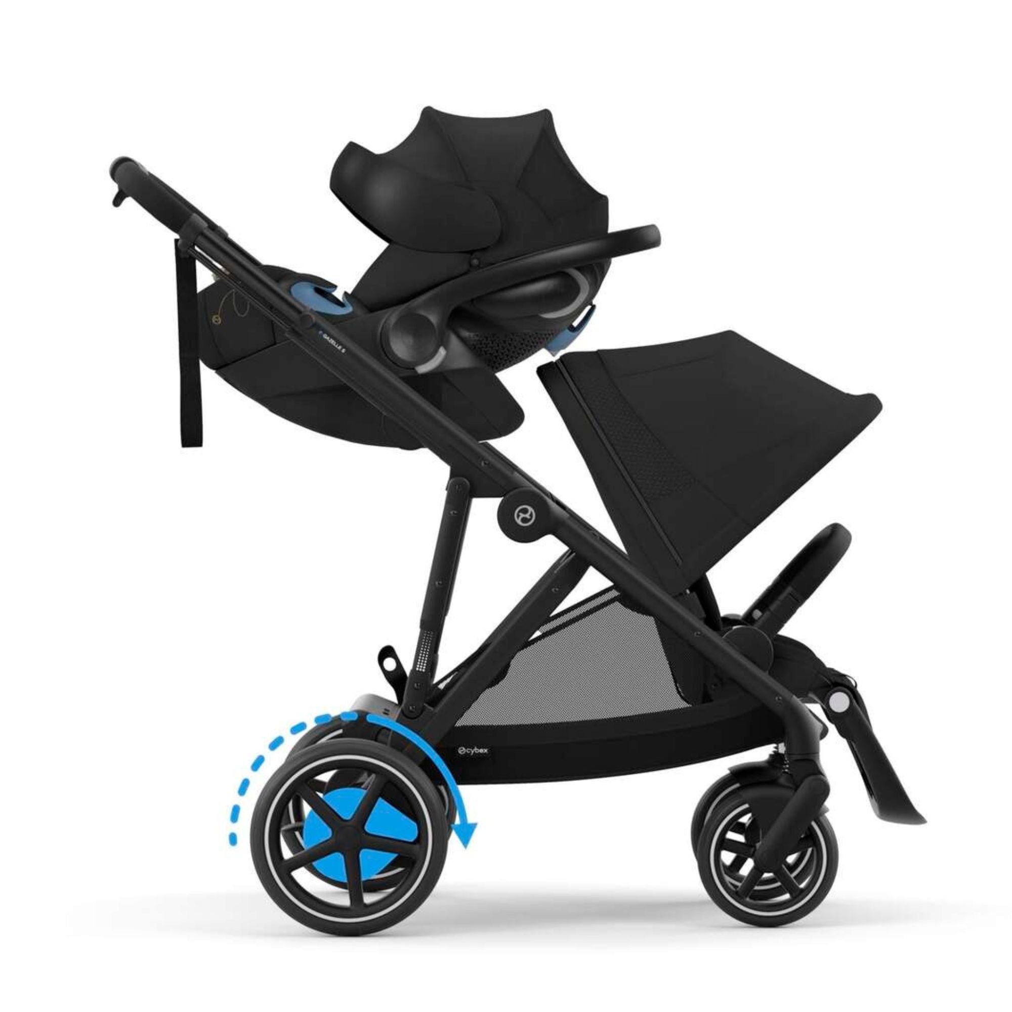 Cybex Gazelle S Stroller - Lightweight, Compact & Durable Baby Stroller for Travel & Everyday Use | Perfect for City Walks, Shopping & Outdoor Adventures
