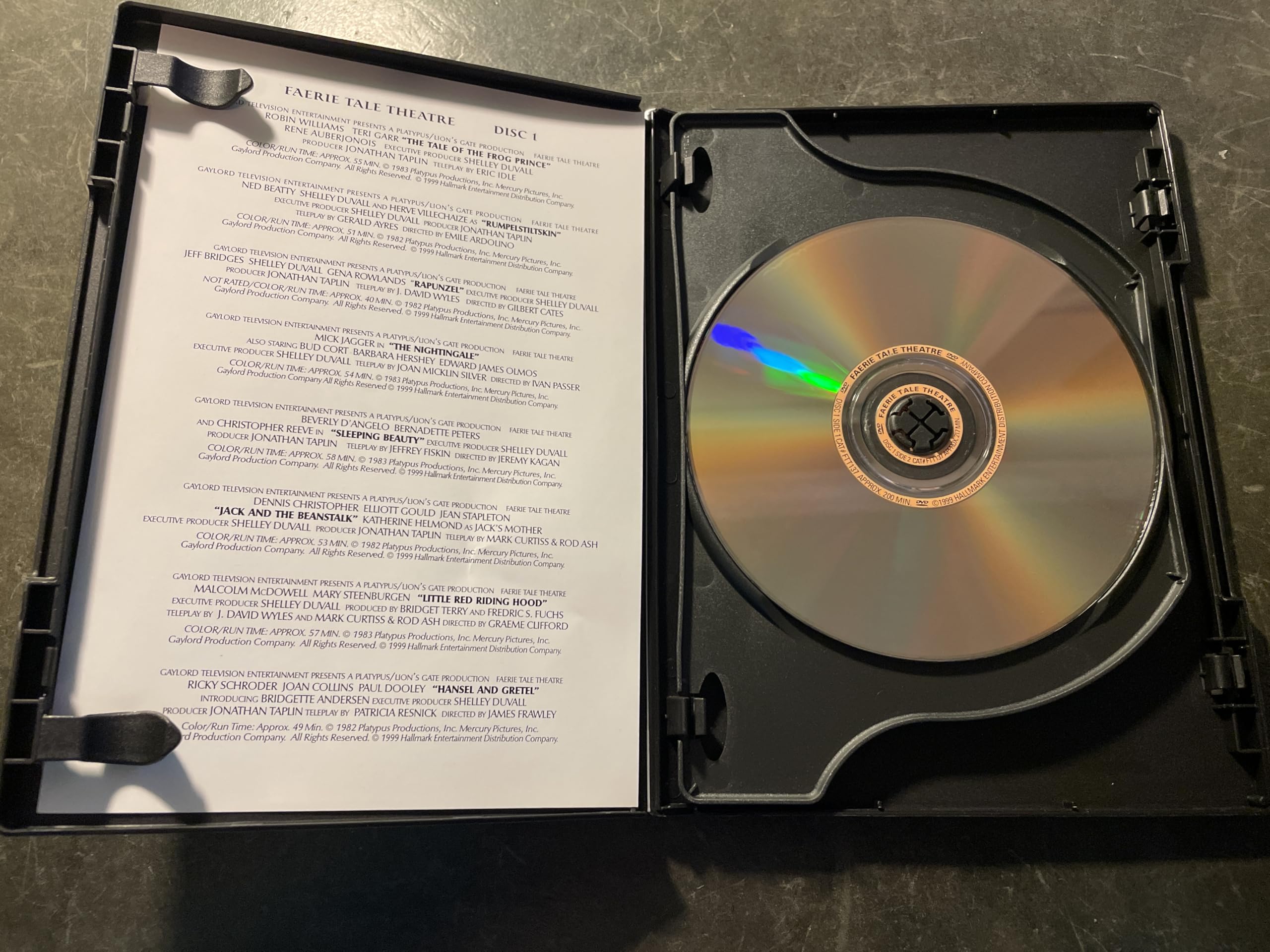 Fairy Tale Theatre Complete Collection DVD Box Set - Shelley Duvall's Classic Children's Stories for Family Movie Nights & Gift Giving