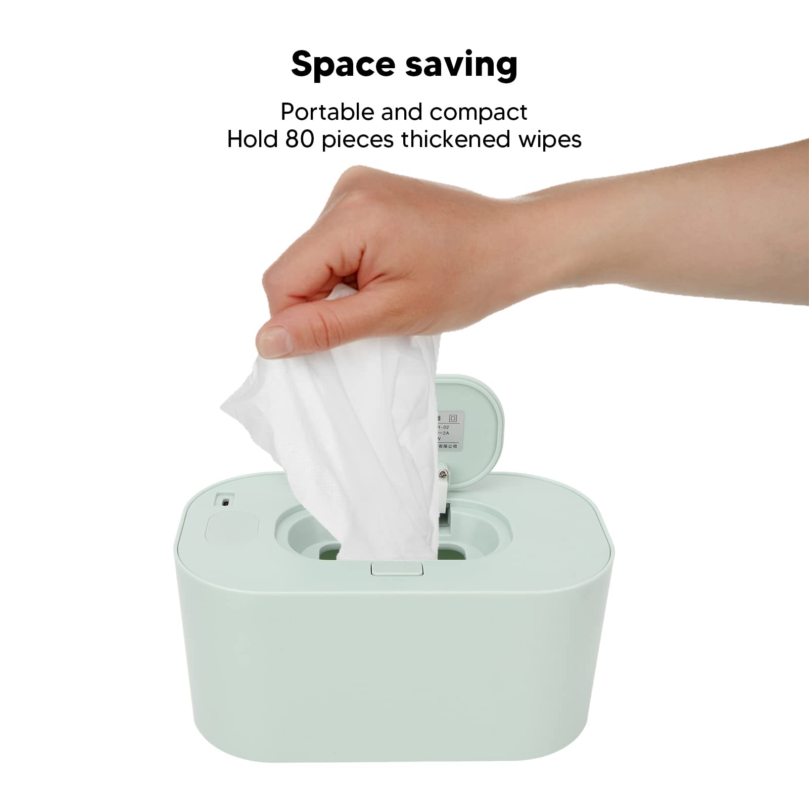 USB Baby Wipe Warmer & Dispenser - Portable Wet Wipes Heater for Newborns & Infants - Perfect for Diaper Changes, Nighttime Care, and On-the-Go Parenting