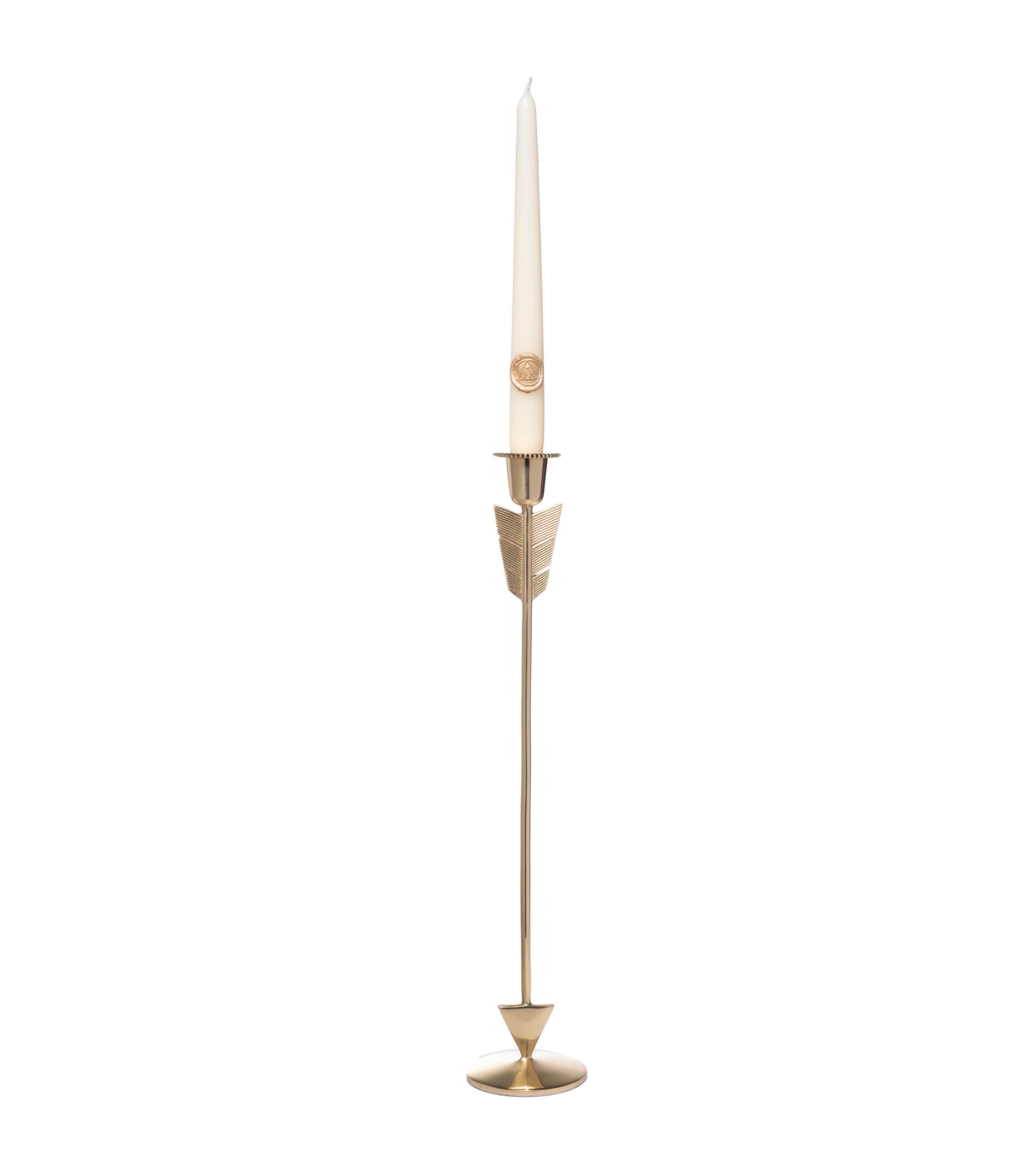 Arrow Candle Holder - Elegant Metal Candle Stand for Home Decor, Wedding Centerpieces & Romantic Dinner Table Setting