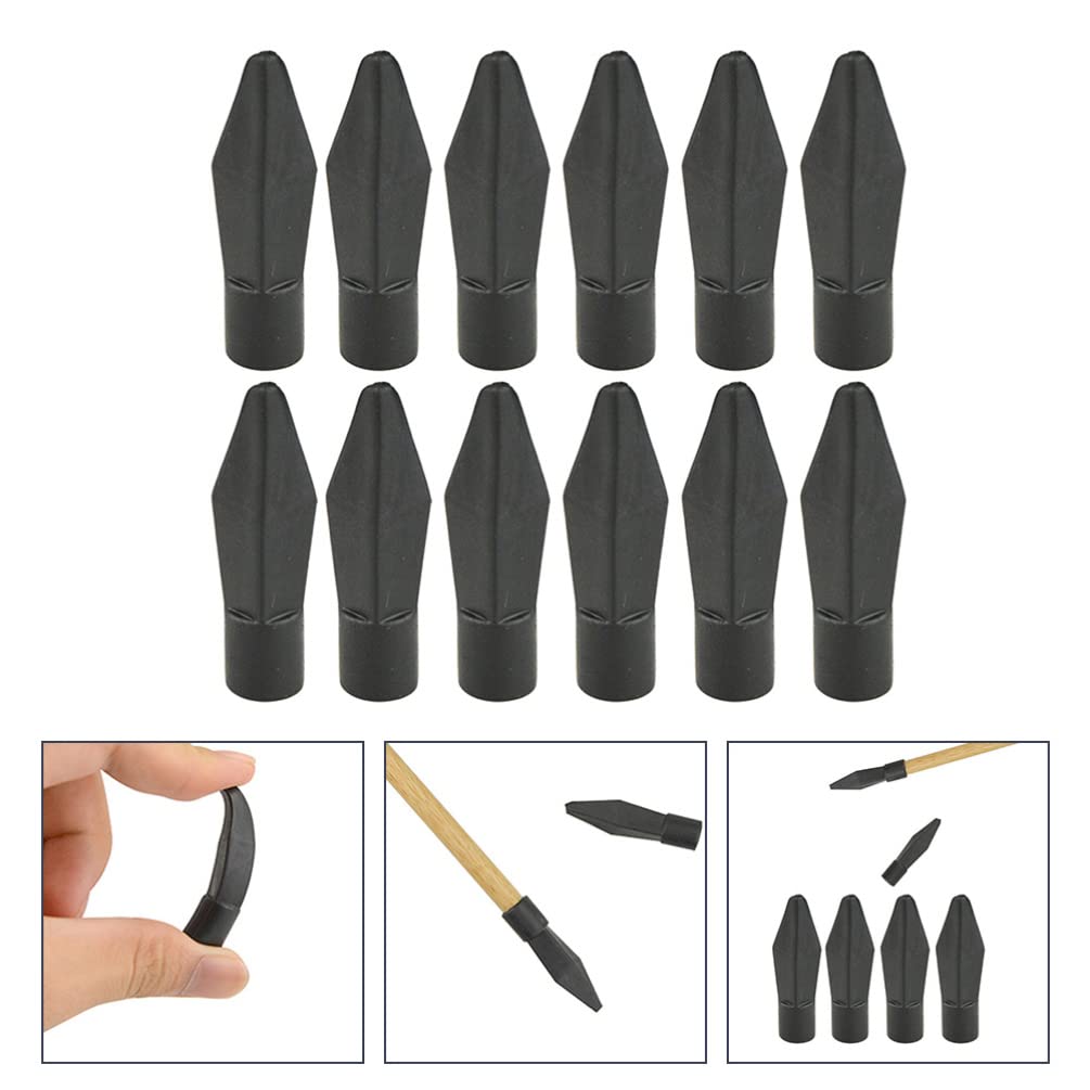BESPORTBLE Rubber Arrowheads for Archery Practice - Hunting Game Broadhead Replacements for Kids & Children - Perfect for Outdoor Shooting Games and Exercise Accessories