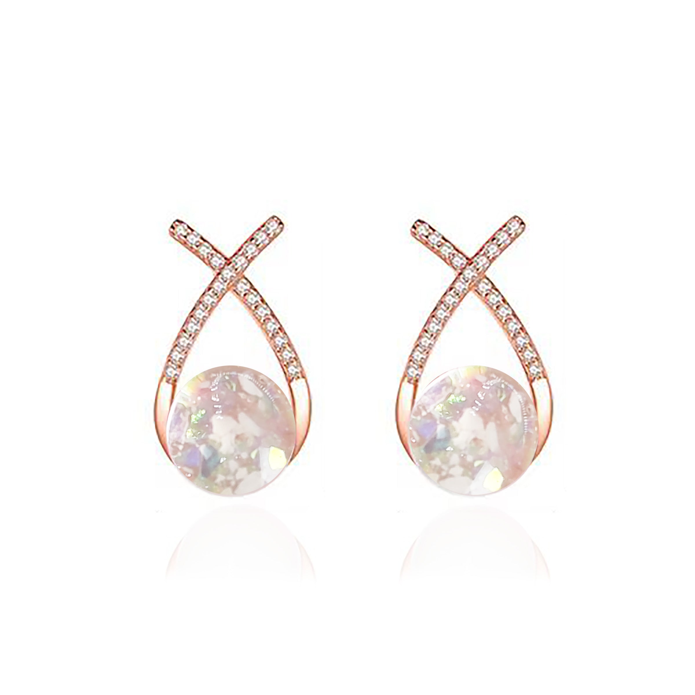 Infinity Embrace: Elegant Ashes Memorial Earrings for Women - Perfect for Remembrance, Sympathy Gifts & Special Occasions