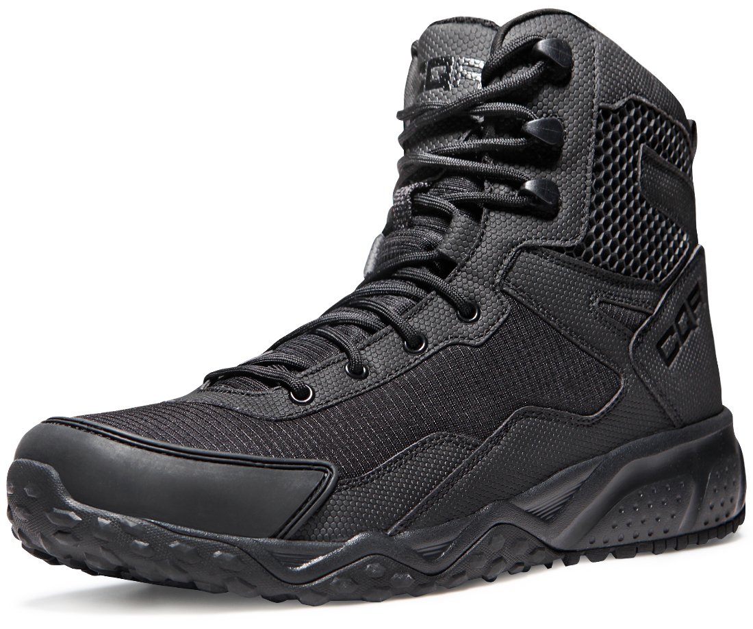 CQR Men's Military Tactical Boots - Lightweight 6 Inch Combat Boots for Outdoor Work, Hiking & EDC | Durable Army Boots for Tactical Operations & Adventure Activities
