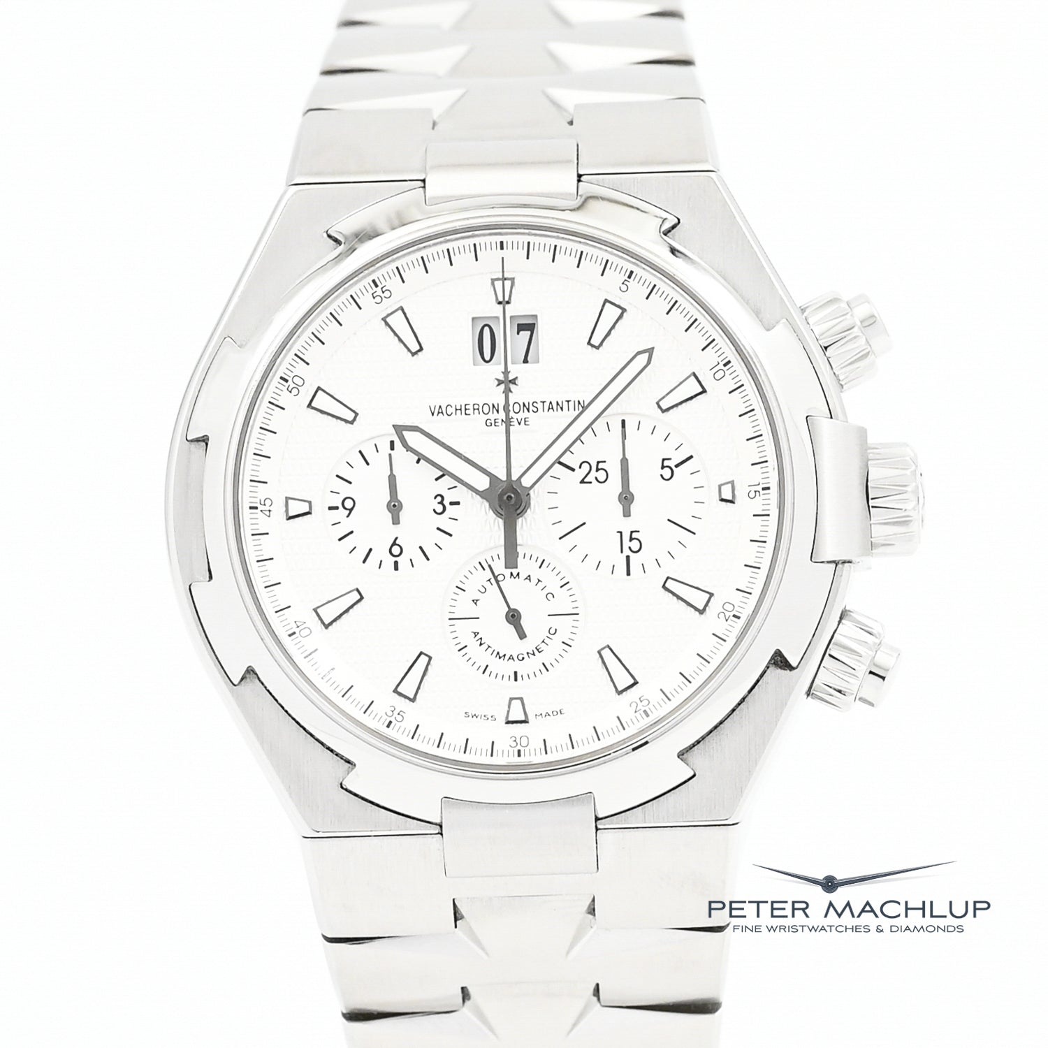 Vacheron Constantin Overseas Chronograph Men's Luxury Watch - Swiss Automatic Movement, Stainless Steel, Waterproof - Perfect for Business, Travel & Special Occasions