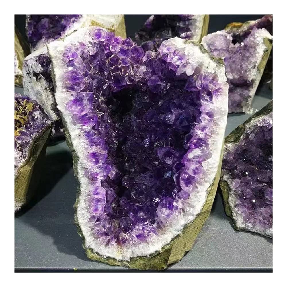 Natural Purple Amethyst Crystal Cluster Geode - 1pc (2500g-2800g) - Healing Stone for Meditation, Home Decor & Spiritual Gifts