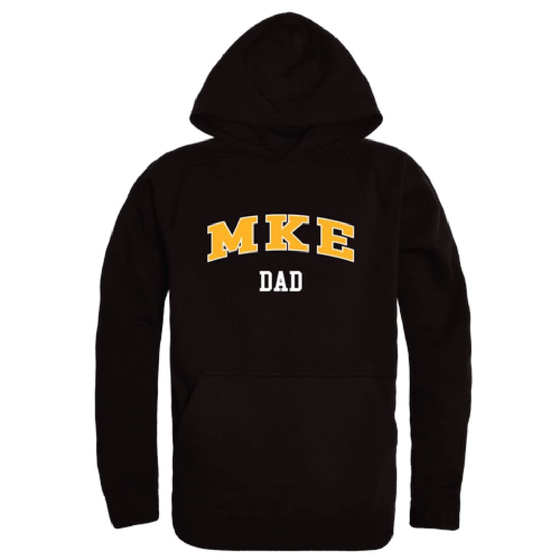 UW University of Wisconsin Milwaukee Panthers Dad Fleece Hoodie Sweatshirt - Black | Comfortable College Apparel for Game Day & Casual Wear