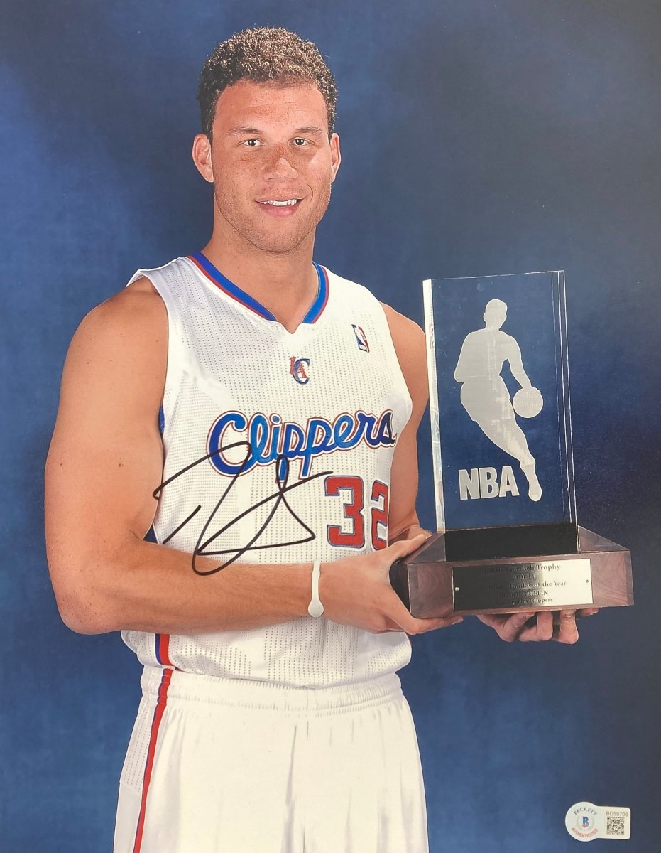 Blake Griffin Autographed 11x14 Los Angeles Clippers Photo - BAS Certified Memorabilia for NBA Fans & Sports Collectors | Perfect for Man Cave, Sports Room Decor or Gift for Basketball Lovers