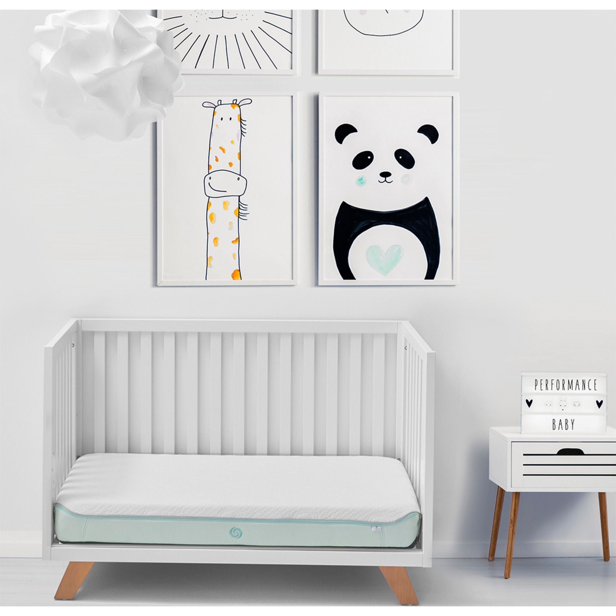 Bedgear Dri-Tec® Performance Crib Mattress - Breathable, Hypoallergenic Baby Mattress for Safe & Comfortable Sleep - Perfect for Nursery, Daycare & Travel Cribs