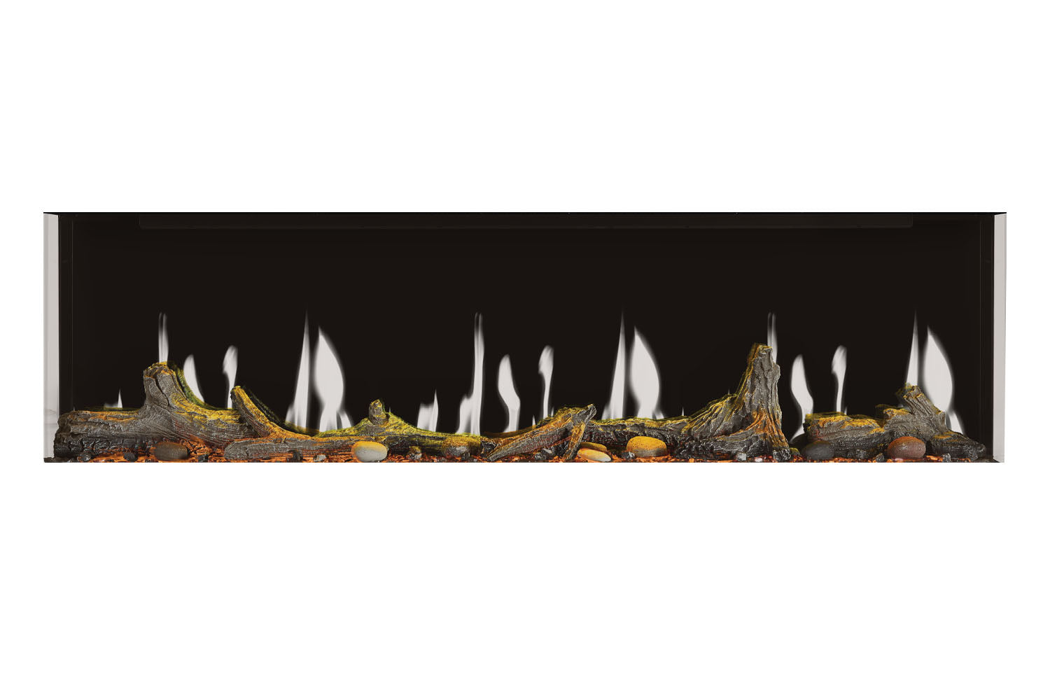 Napoleon Luminex 65-Inch LCD Virtual Smart Multi-Sided Built-In Electric Fireplace - Perfect for Living Room, Bedroom & Office Heating & Ambiance