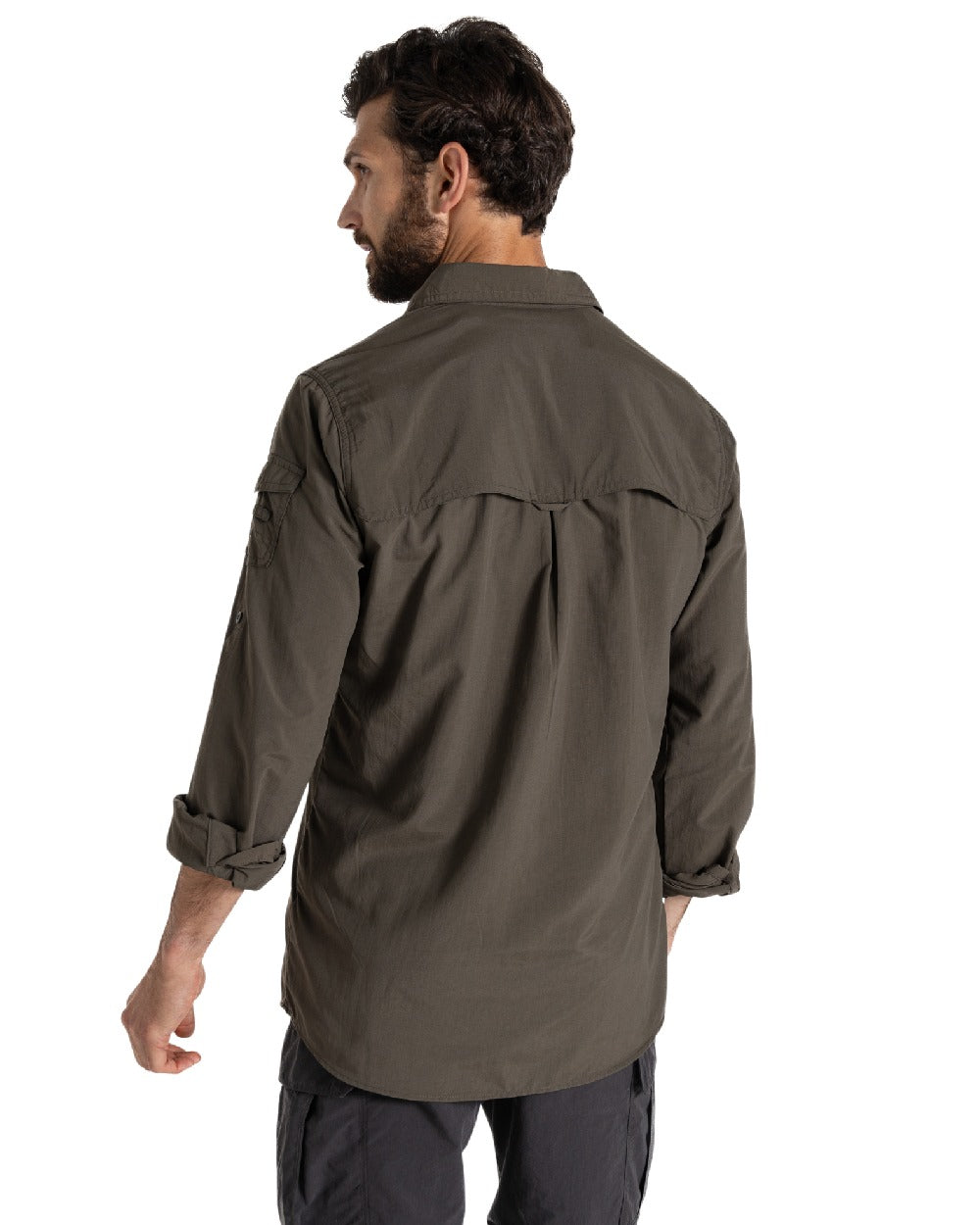 Craghoppers Men's NosiLife Adventure Long Sleeve Shirt III - Bug Repellent Travel & Hiking Shirt for Outdoor Adventures