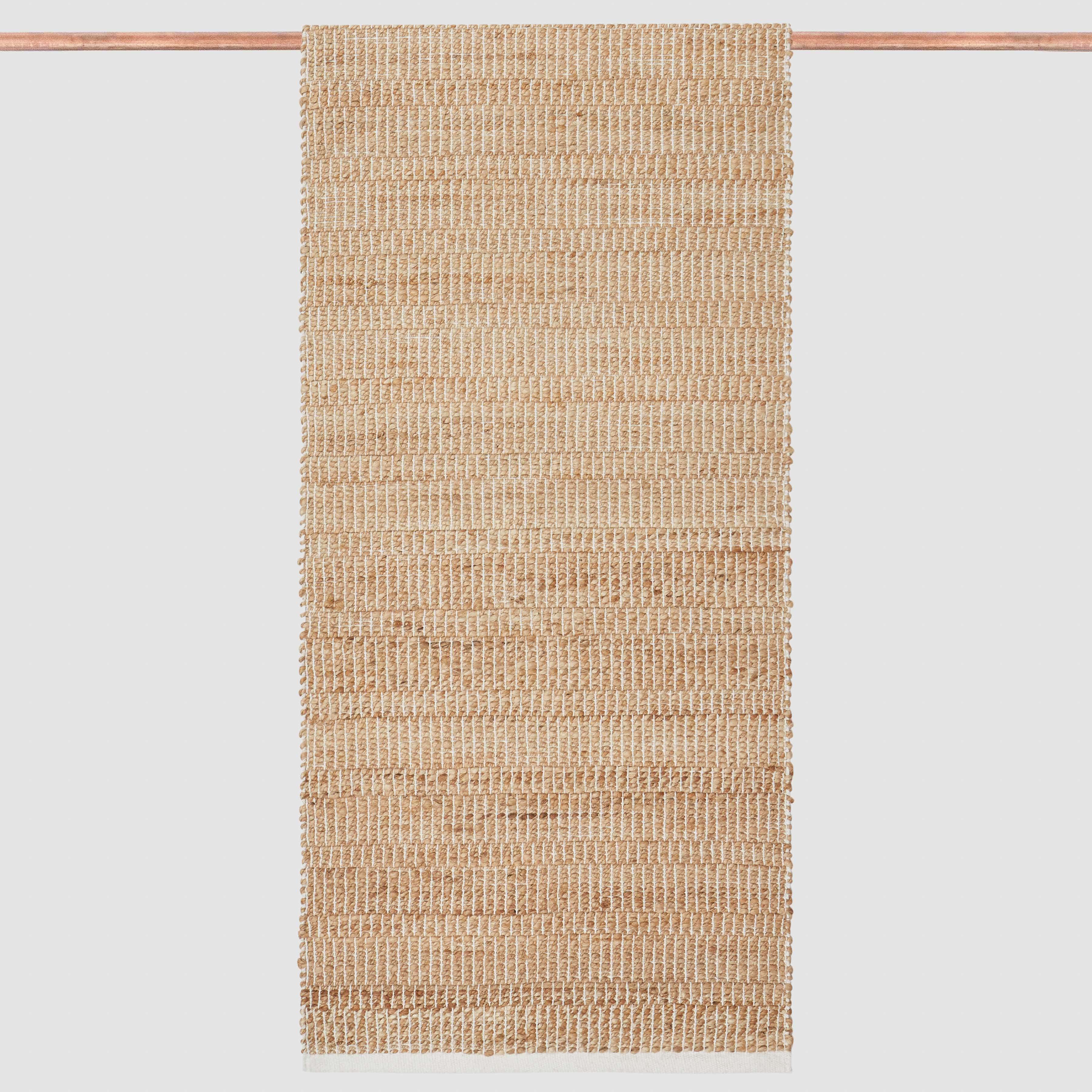 Anika Handwoven Jute Runner Rug - Natural Eco-Friendly Floor Mat for Dining Room, Hallway & Entryway Decor