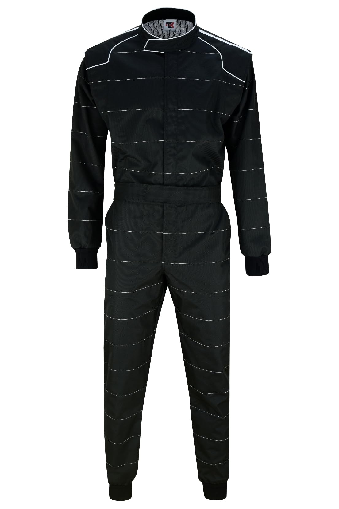 TK Classic Adult Karting Suit - One-Piece Race/Rally/Motocross Suit Made with Durable Cordura Fabric - Perfect for Kart Racing, Rally Driving & Motorcross Competitions