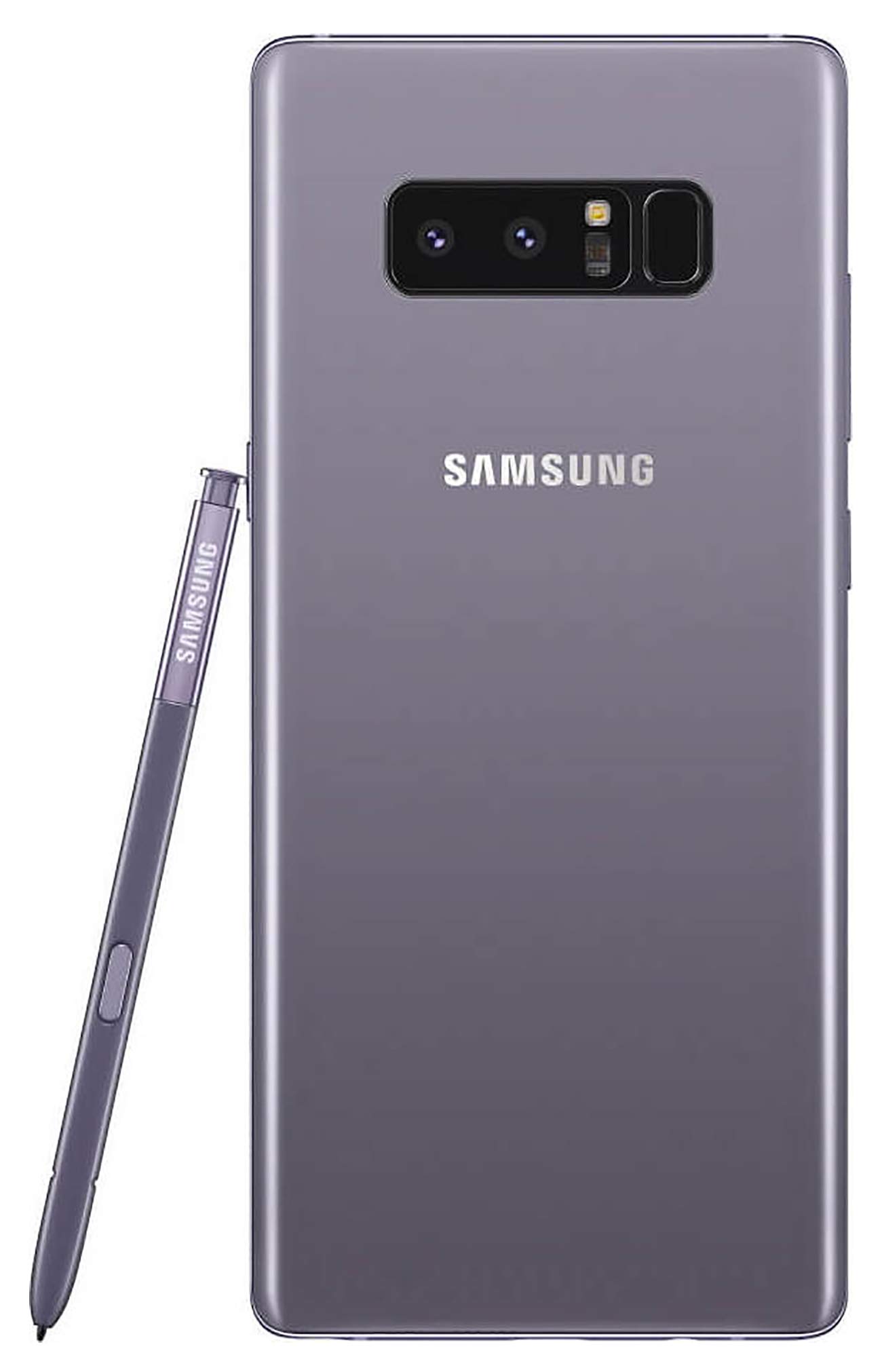 Samsung Galaxy Note8 N950U 64GB Unlocked GSM LTE Android Smartphone with Dual 12MP Camera - Orchid Gray | Perfect for Business Professionals & Creative Artists