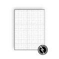 Premium Antique Linen White Card Stock Paper - 8.5